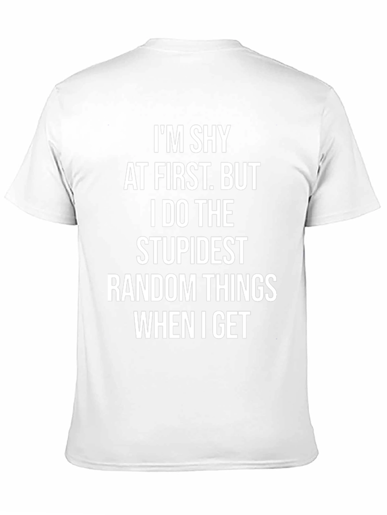 Shy to Stupidest Graphic Tee - Black