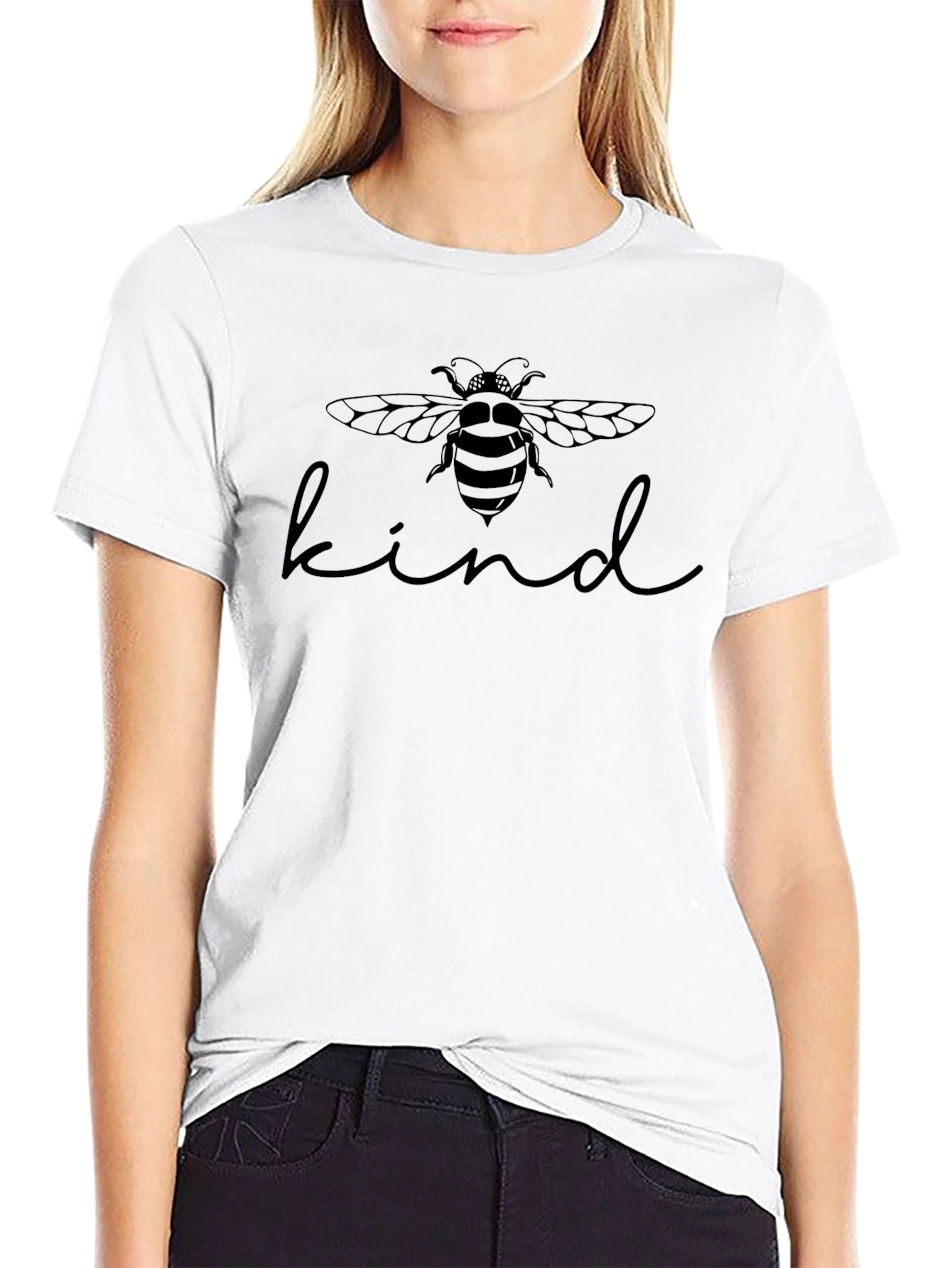 Bee Kind Graphic T-Shirt - Unisex Black Tee