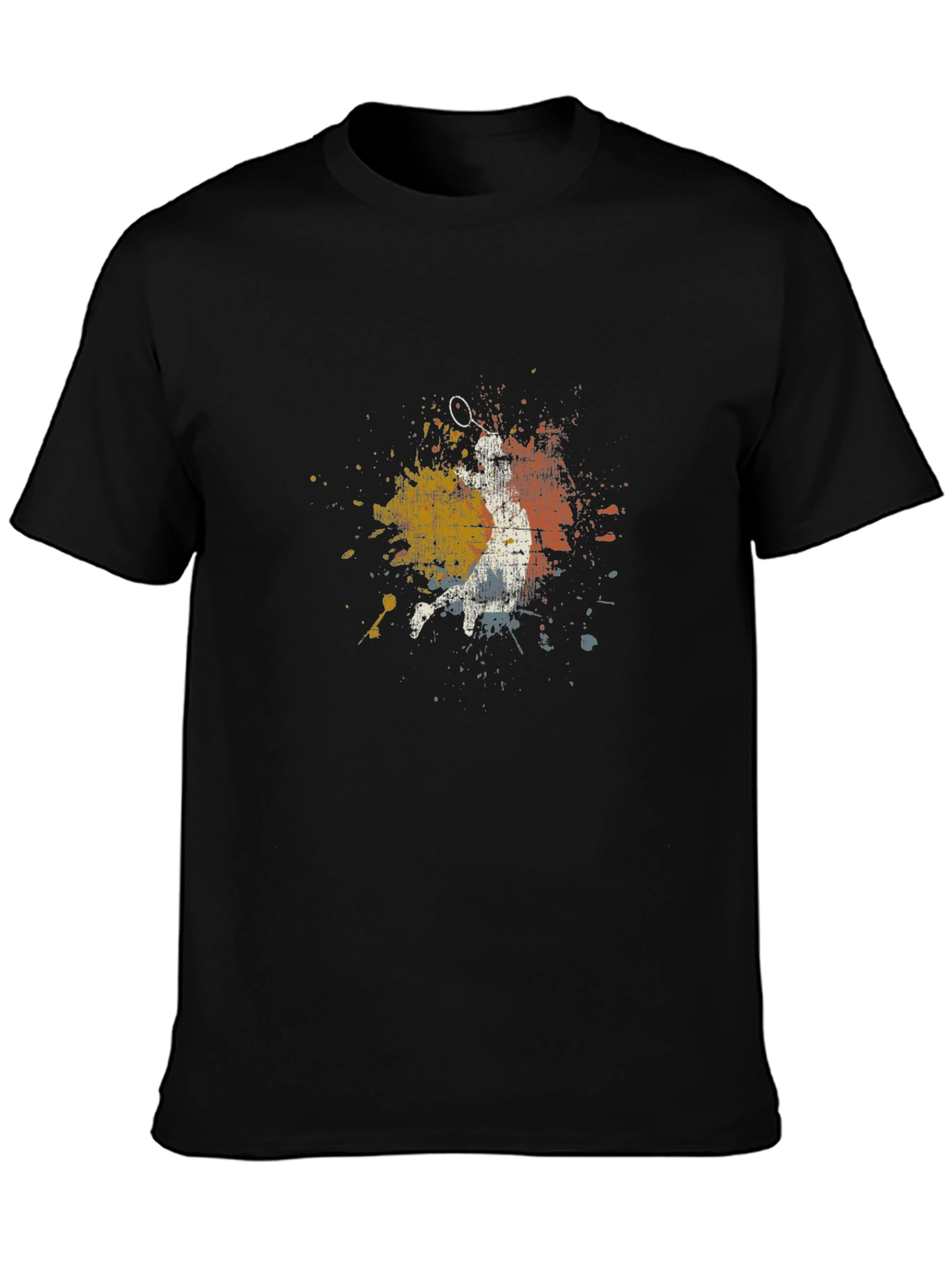 Abstract Tennis Player Graphic Tee
