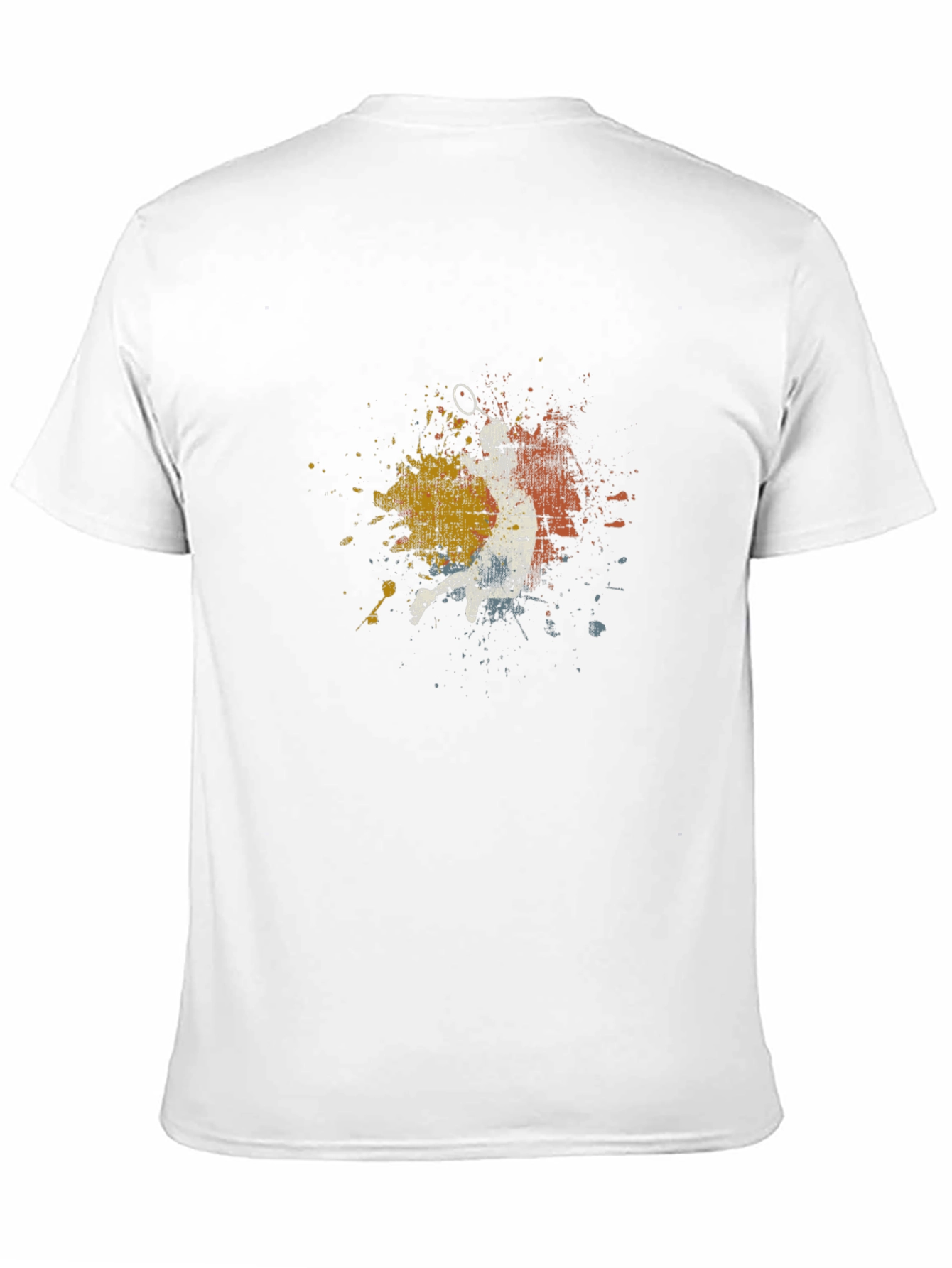 Abstract Tennis Player Graphic Tee
