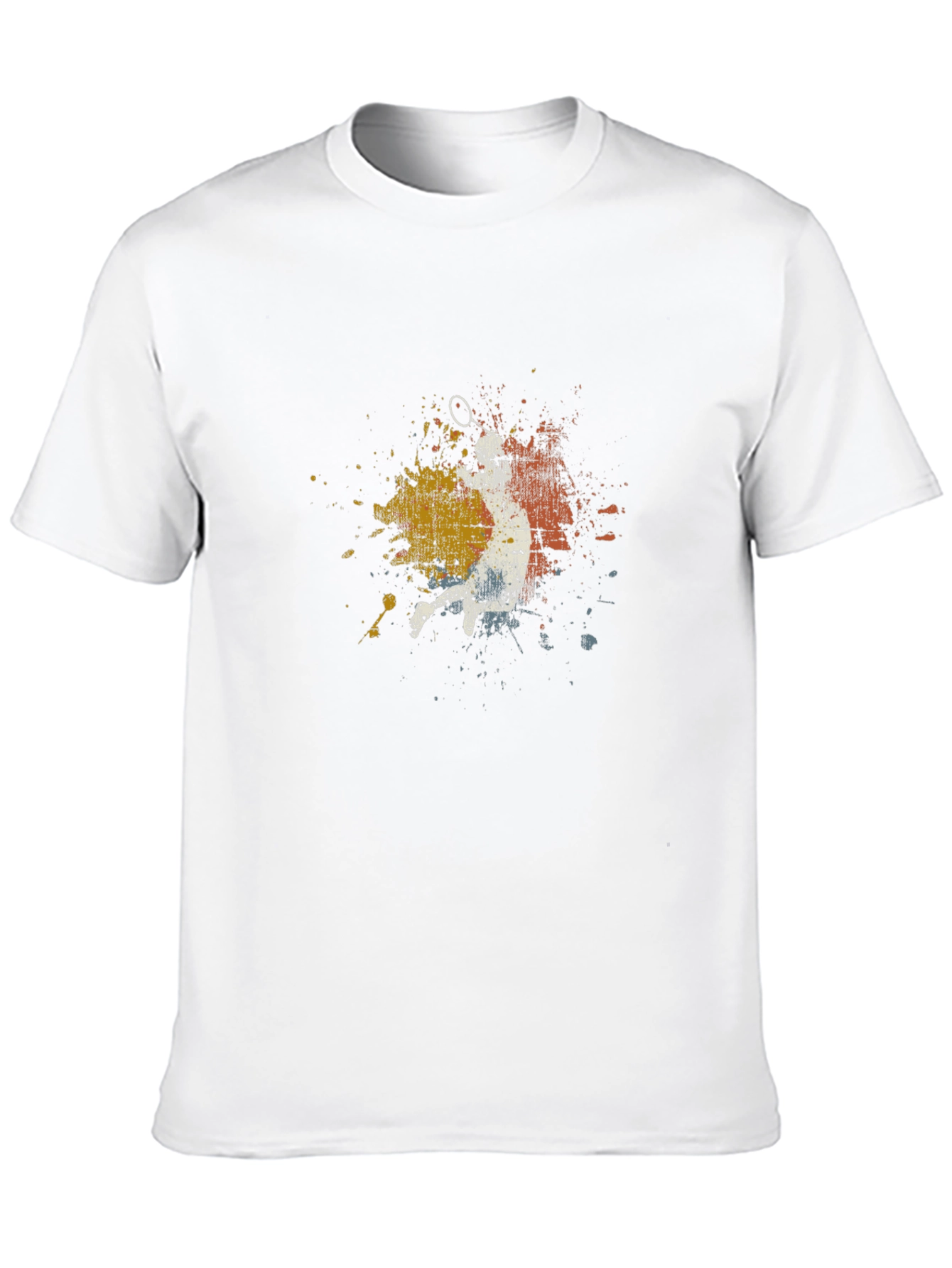 Abstract Tennis Player Graphic Tee