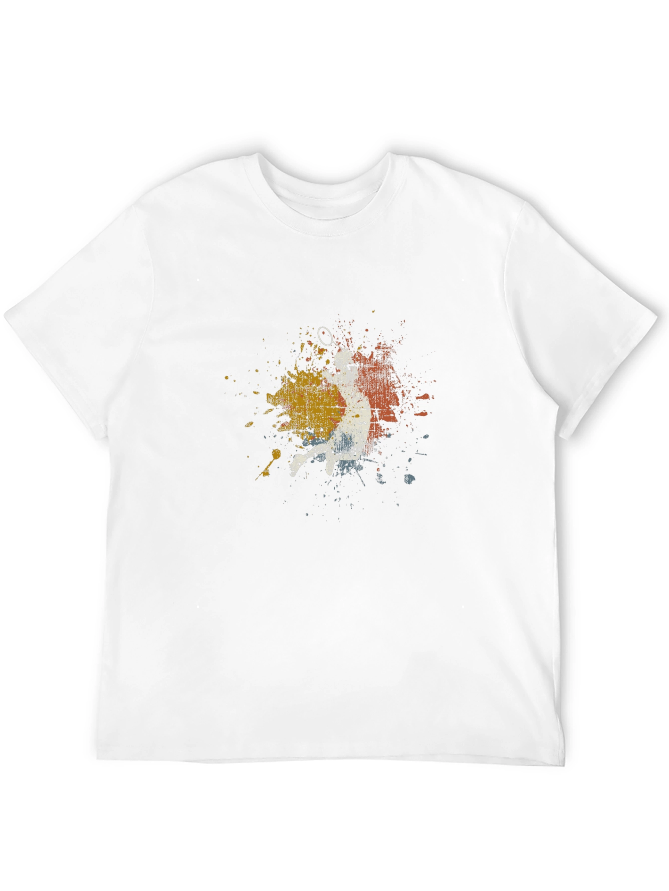 Abstract Tennis Player Graphic Tee