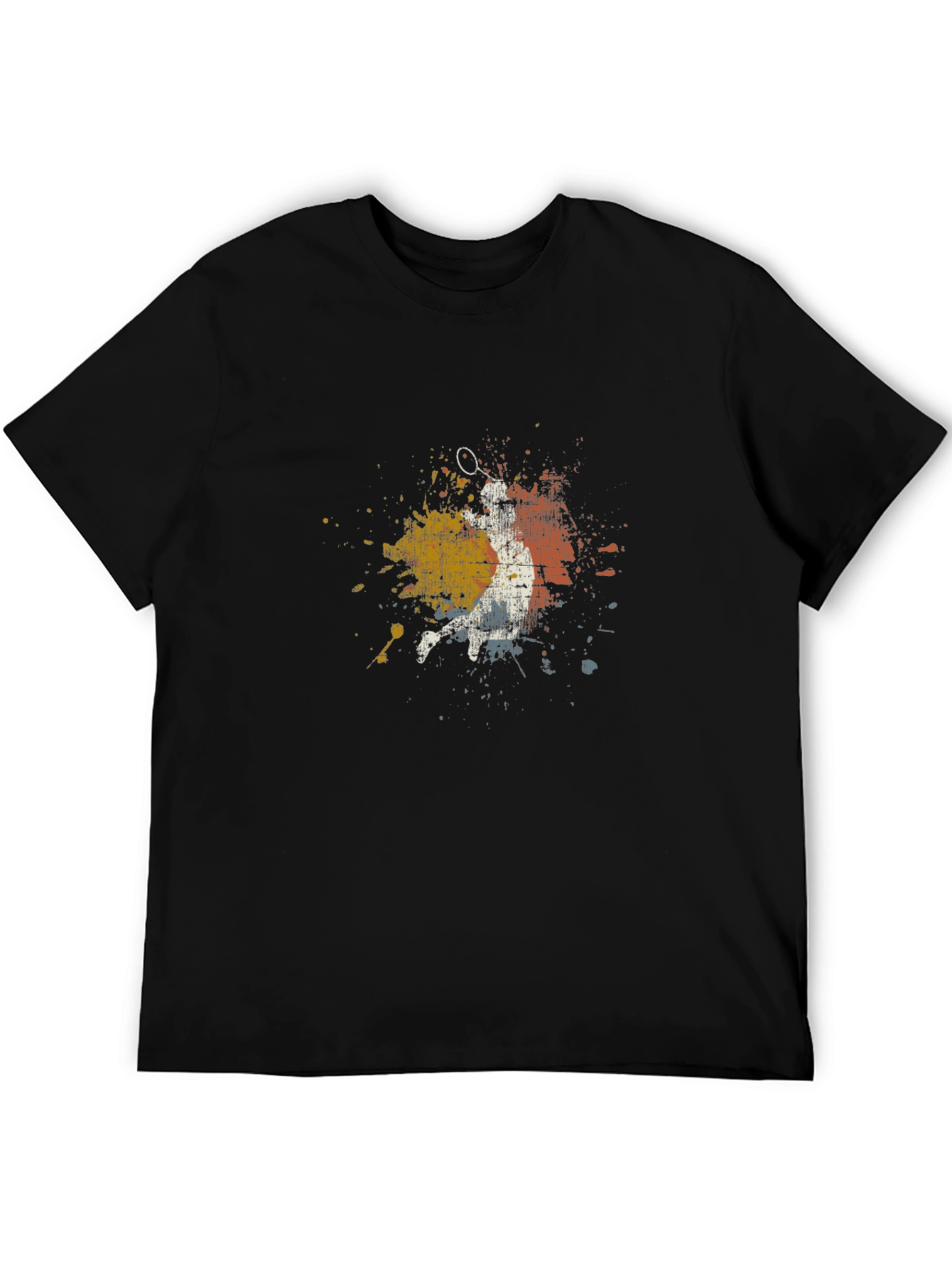Abstract Tennis Player Graphic Tee