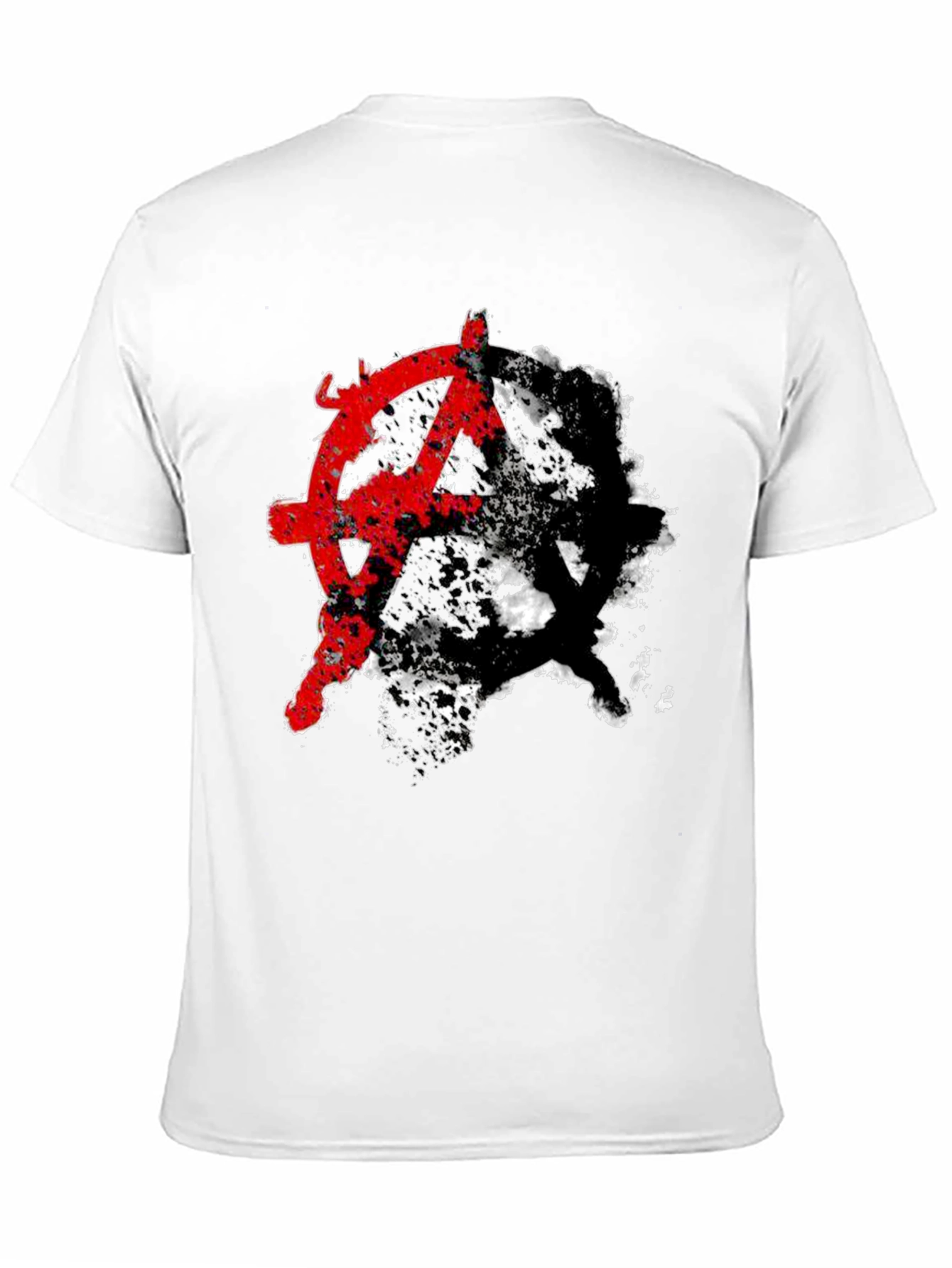 Anarchy Symbol Graphic Tee - Edgy Streetwear