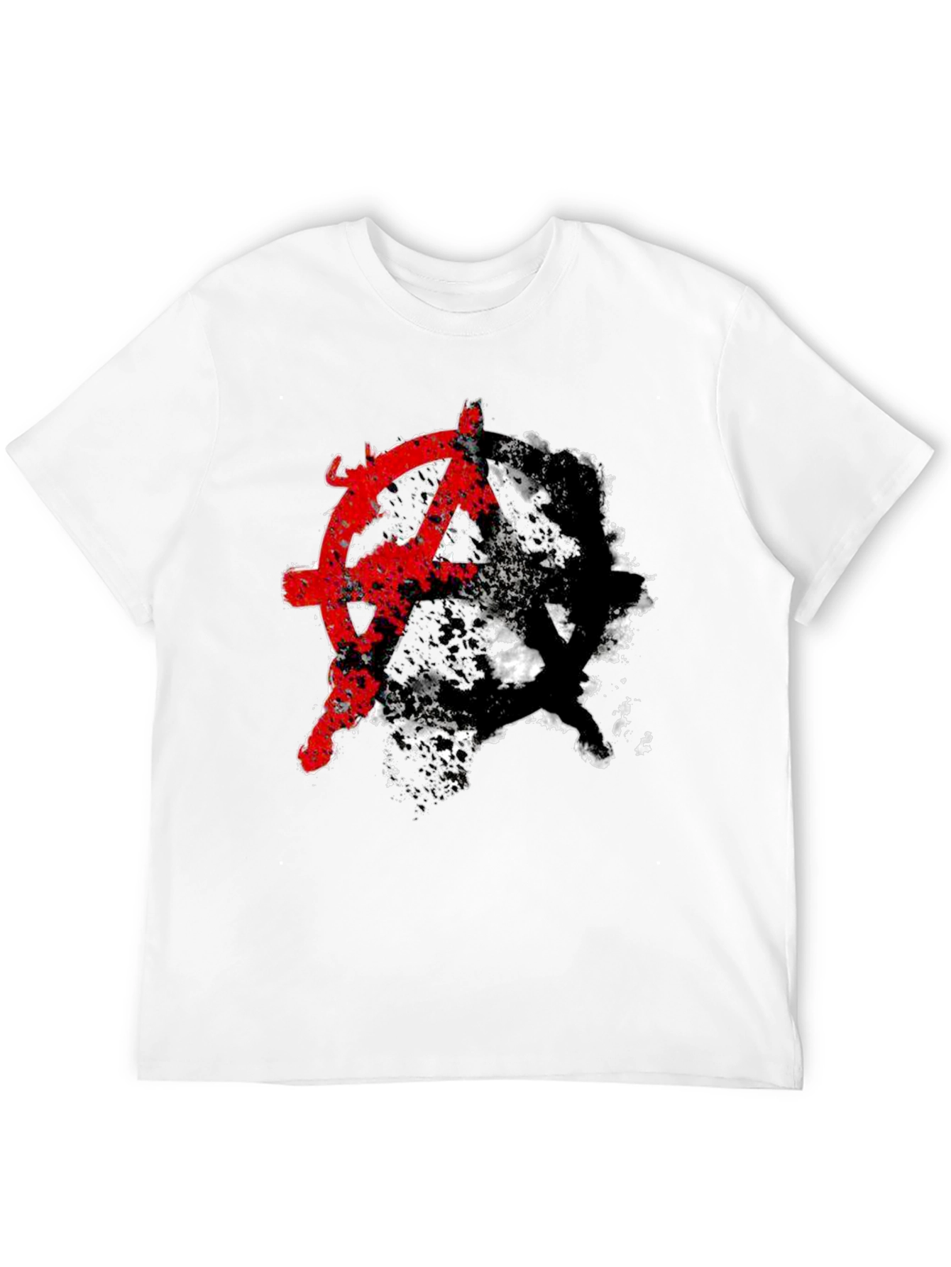 Anarchy Symbol Graphic Tee - Edgy Streetwear