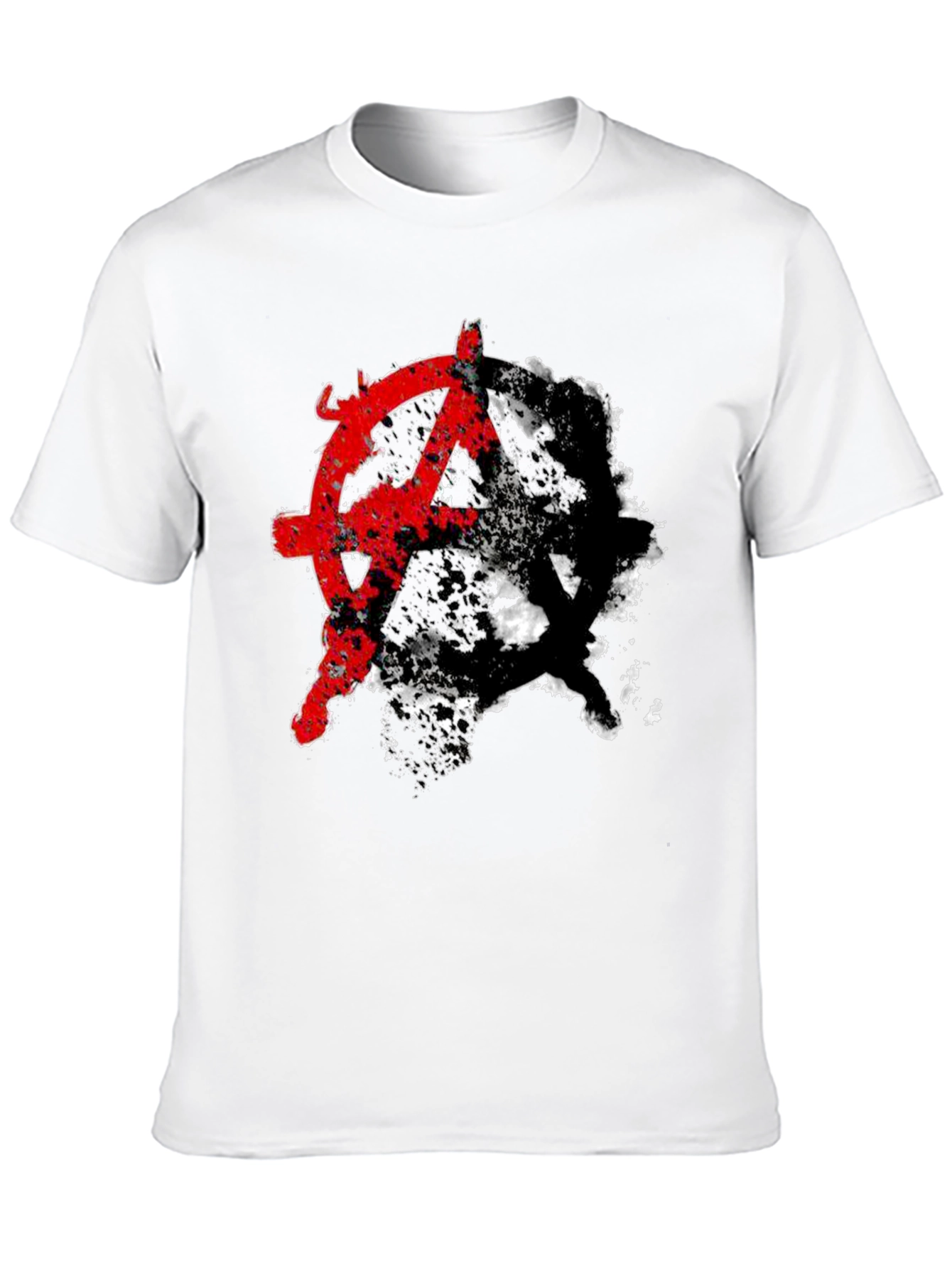 Anarchy Symbol Graphic Tee - Edgy Streetwear