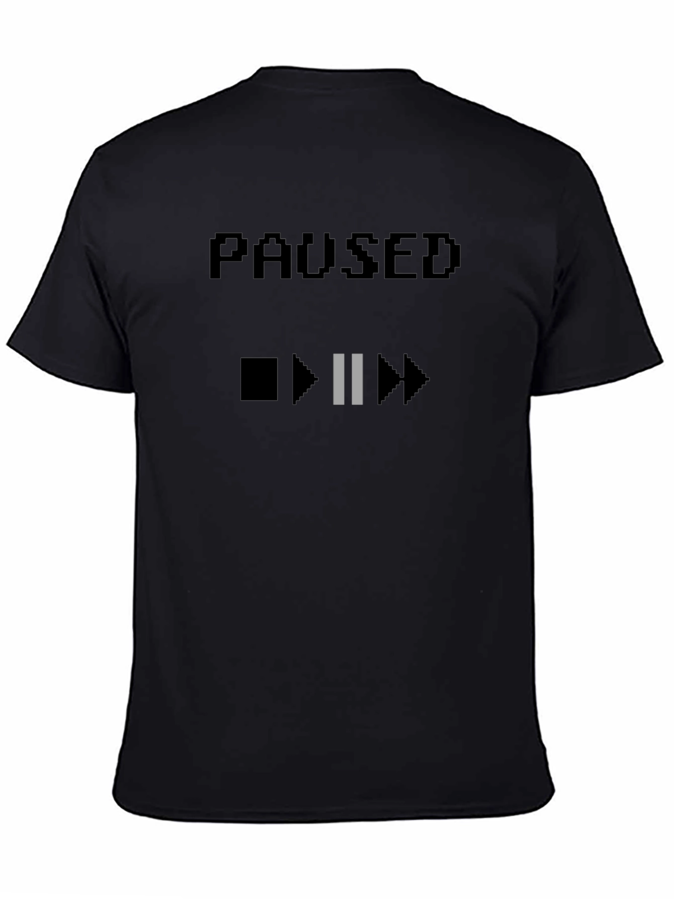 Paused Graphic T-Shirt - Gamer Style Tee