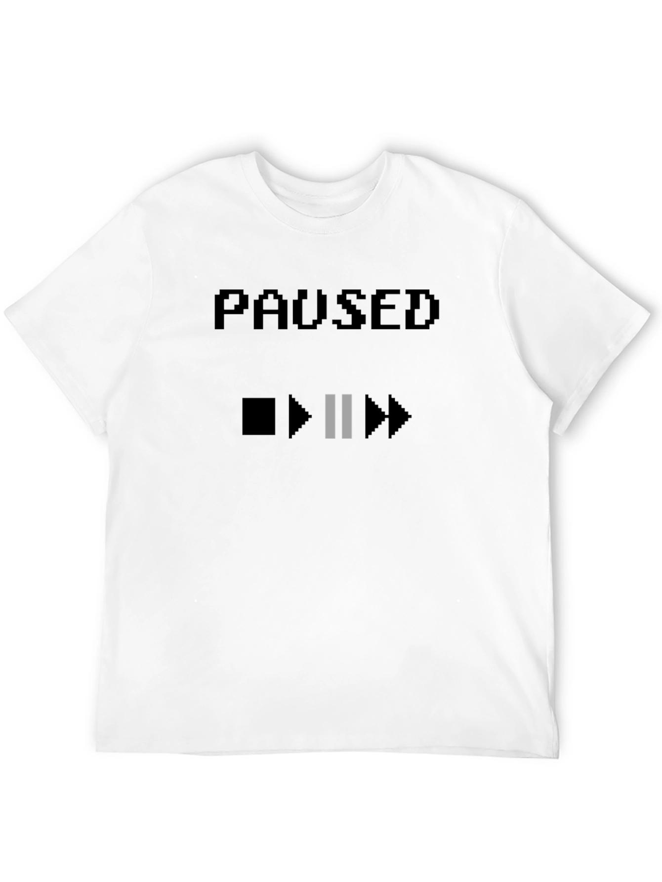 Paused Graphic T-Shirt - Gamer Style Tee