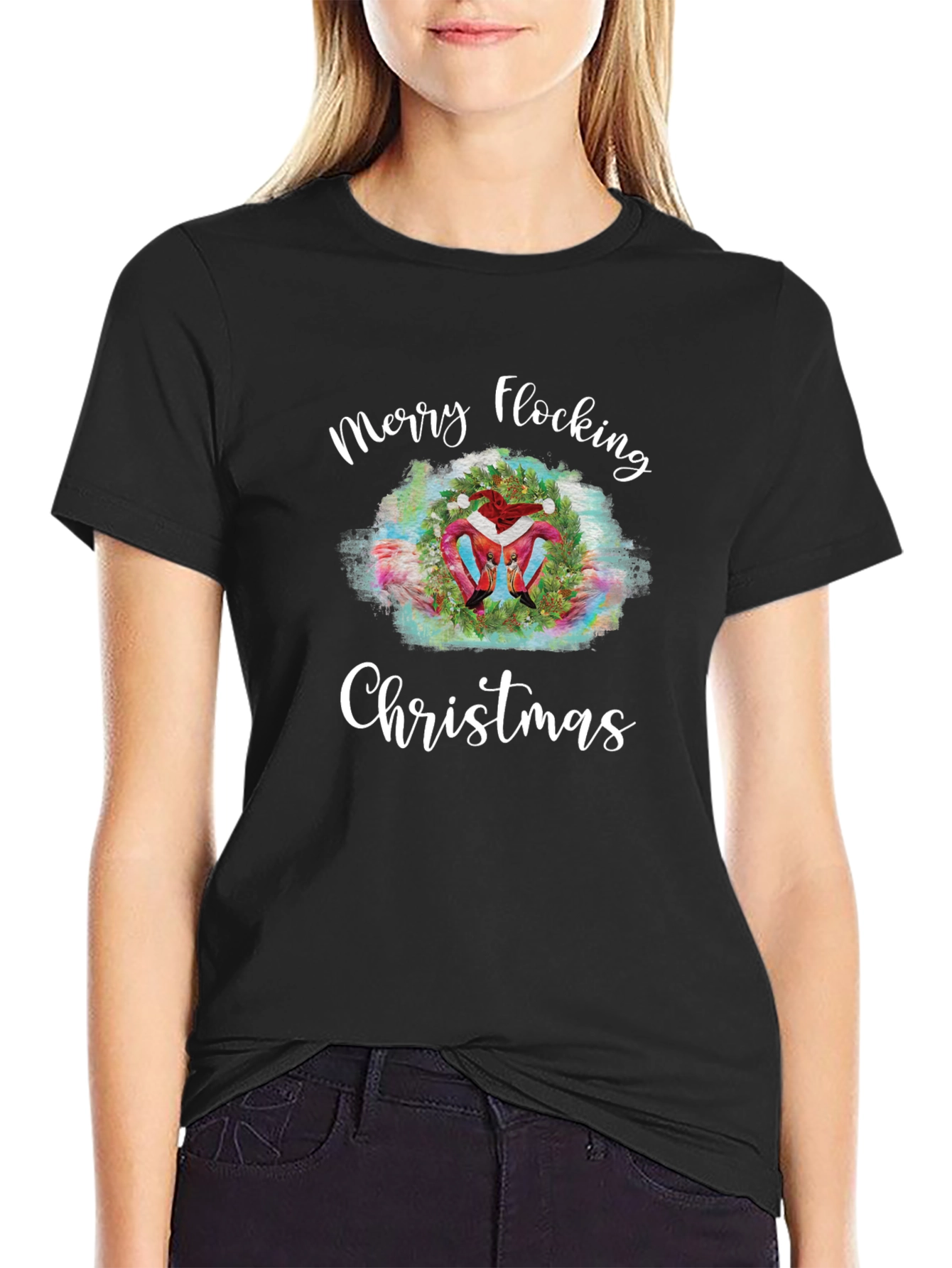 Merry Flocking Christmas T-Shirt