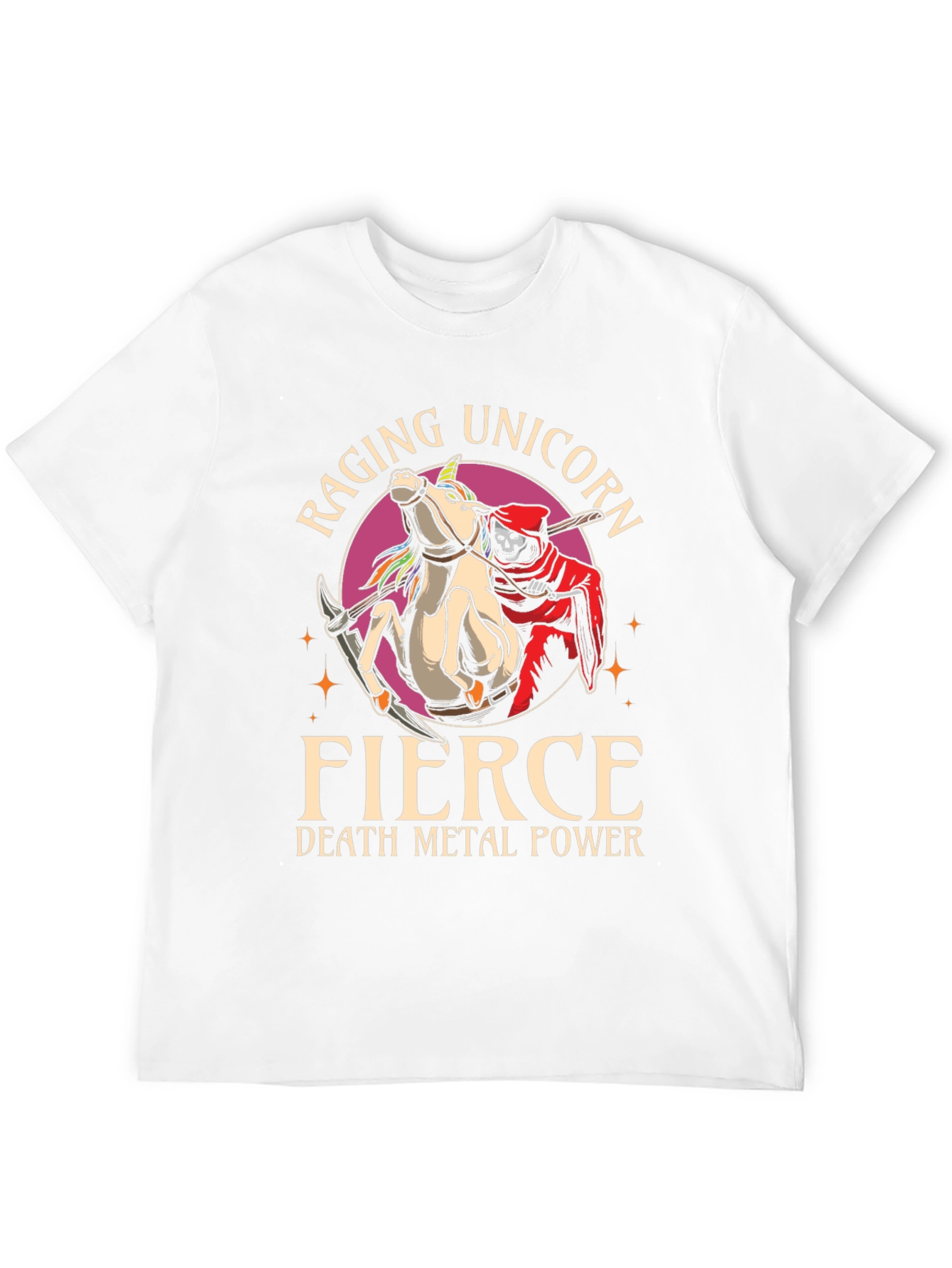 Raging Unicorn Death Metal T-Shirt