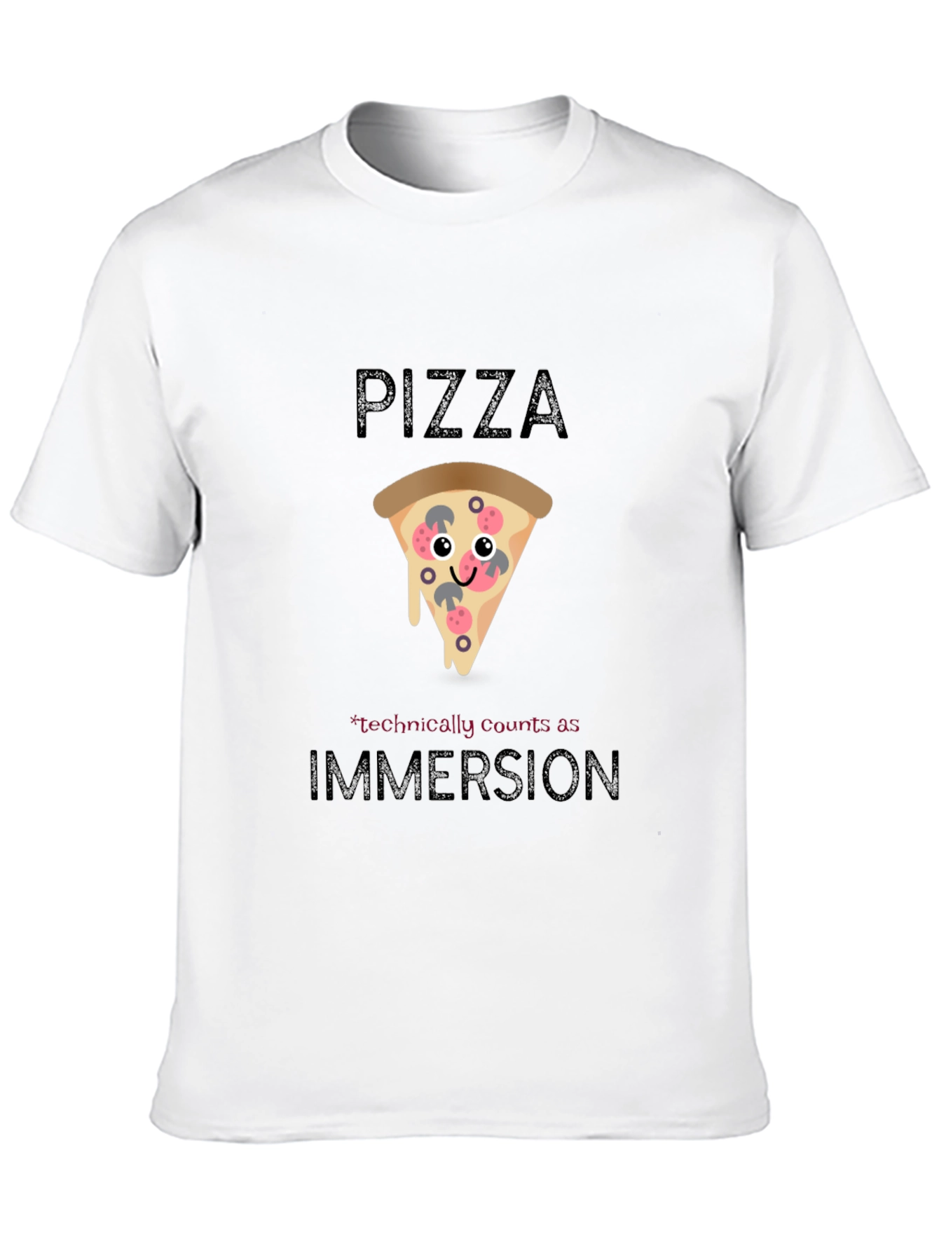 Pizza Immersion Graphic Tee - Casual Comfort