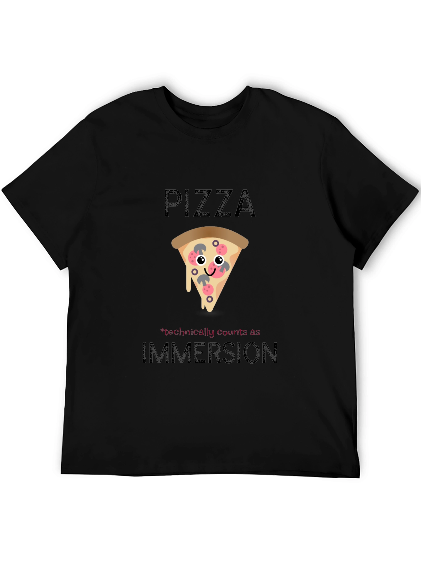 Pizza Immersion Graphic Tee - Casual Comfort