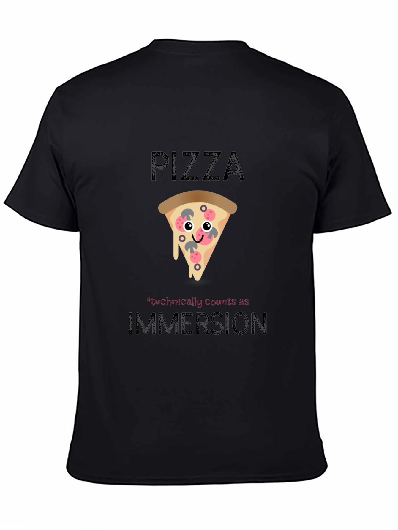 Pizza Immersion Graphic Tee - Casual Comfort