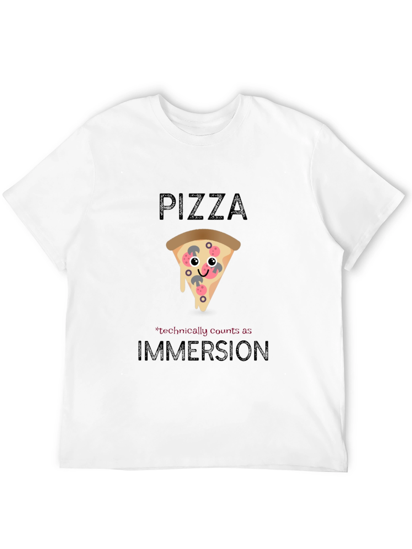 Pizza Immersion Graphic Tee - Casual Comfort