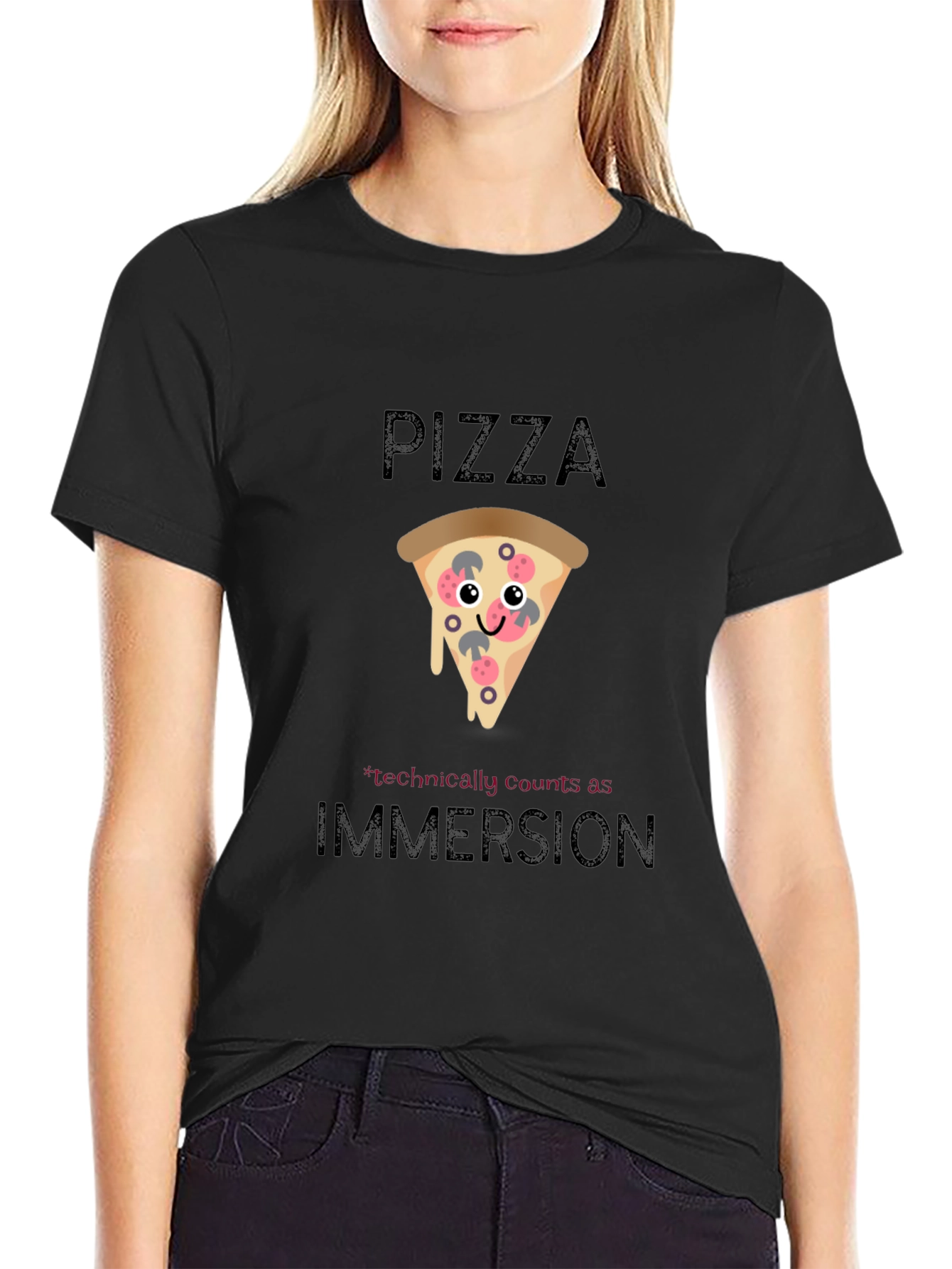 Pizza Immersion Graphic Tee - Casual Comfort