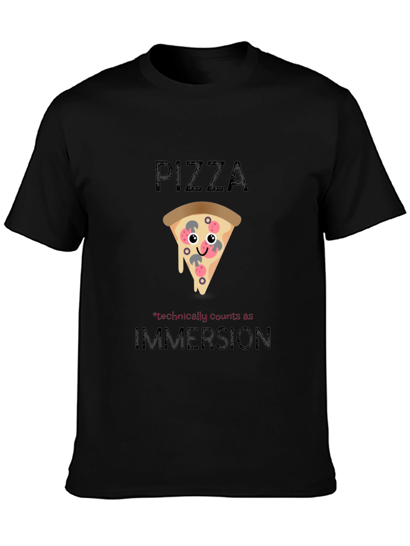 Pizza Immersion Graphic Tee - Casual Comfort