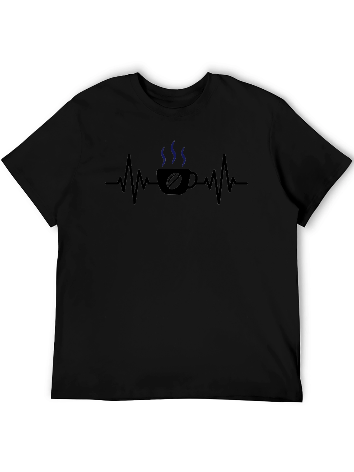 Coffee Heartbeat T-Shirt - Caffeine Lover Tee