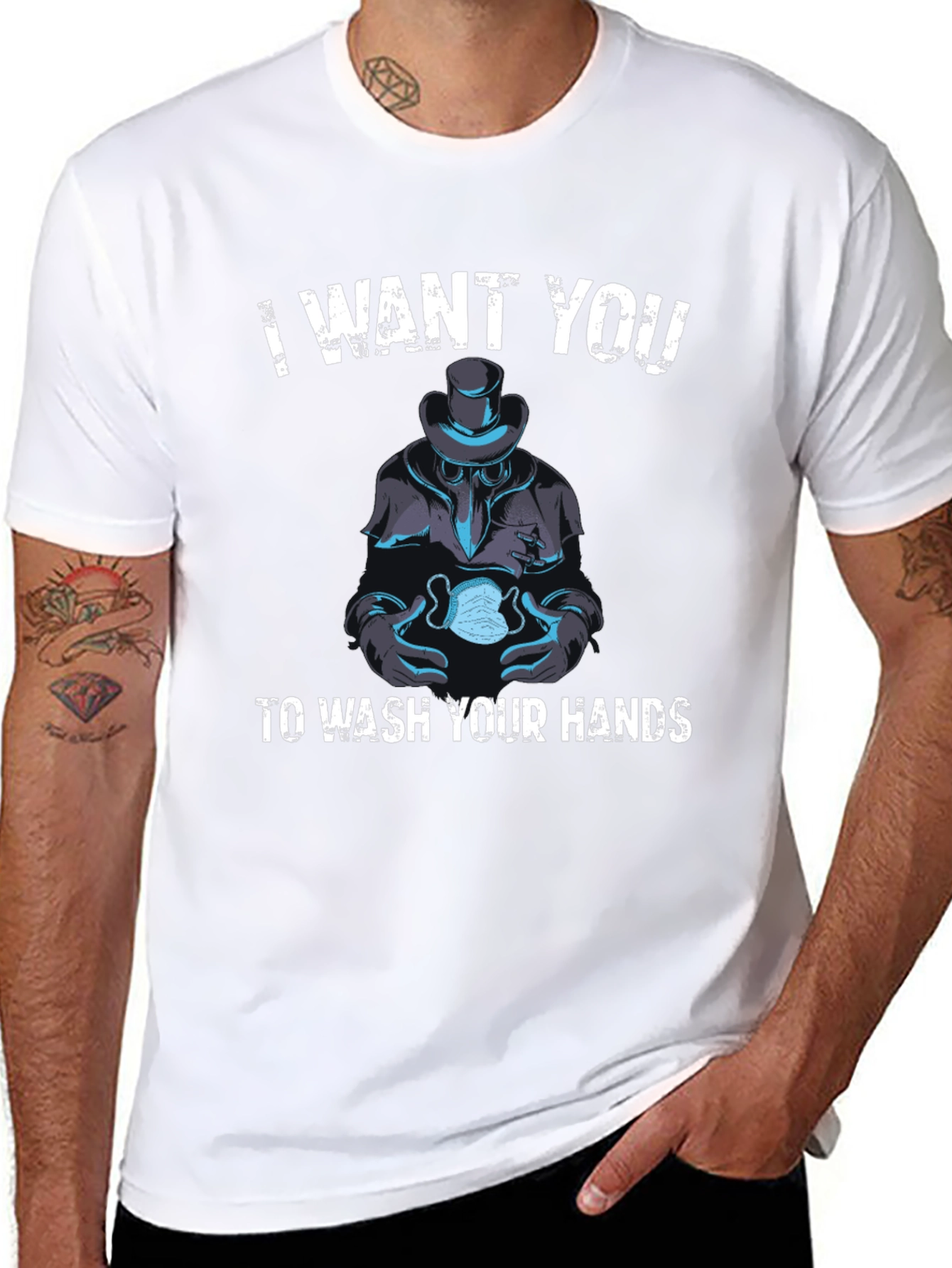 Wash Your Hands Plague Doctor T-Shirt