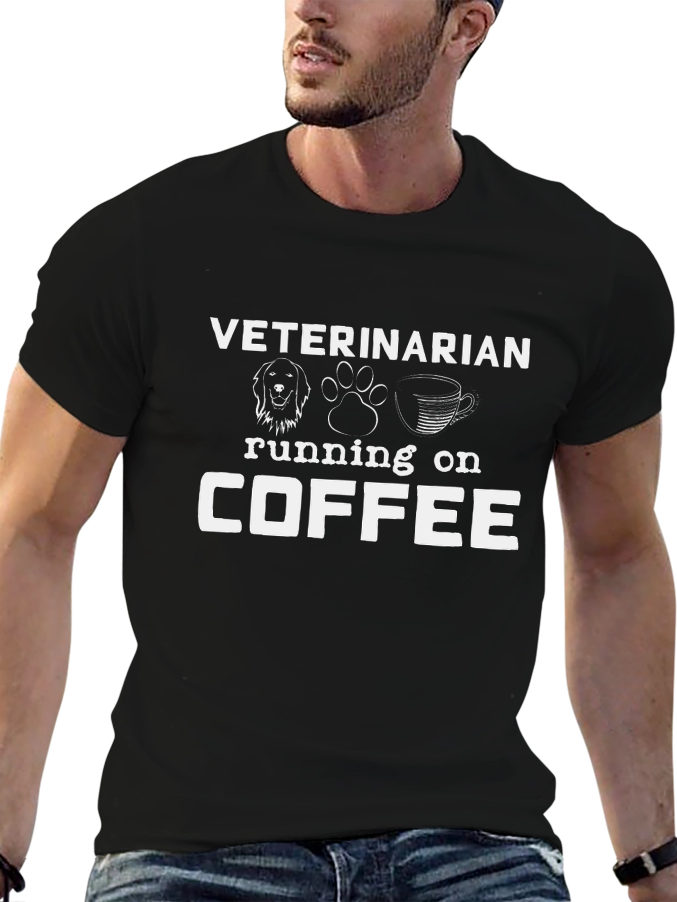 Veterinarian Coffee Graphic T-Shirt