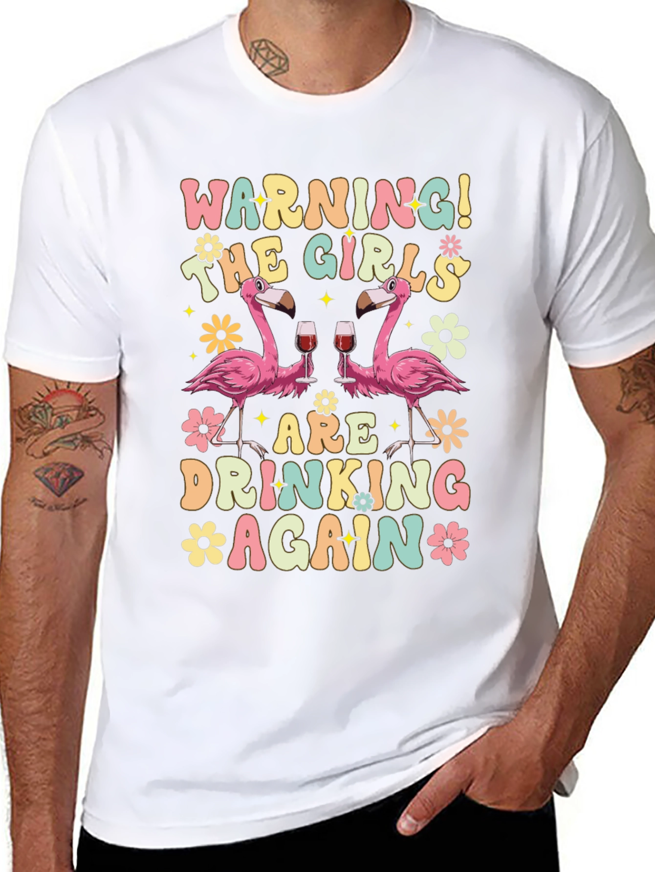 Warning! The Girls Are Drinking Again T-Shirt