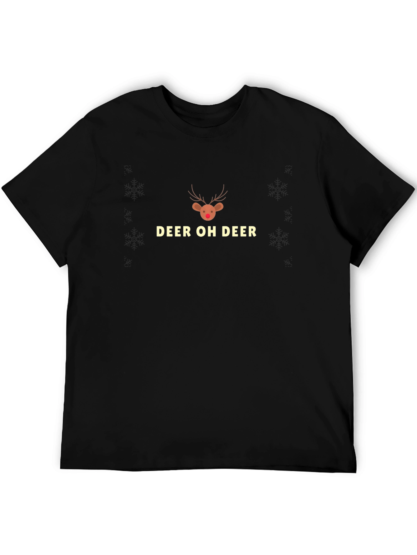 Deer Oh Deer Graphic Tee - Festive Holiday Apparel