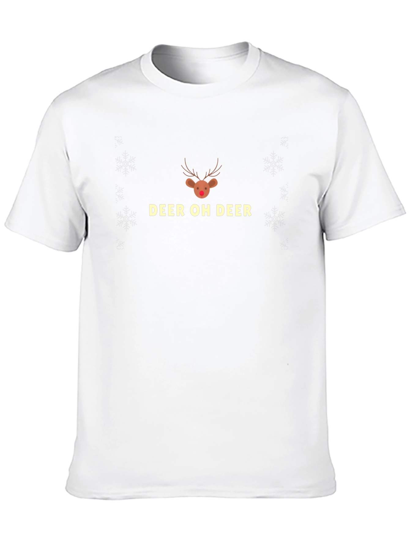 Deer Oh Deer Graphic Tee - Festive Holiday Apparel