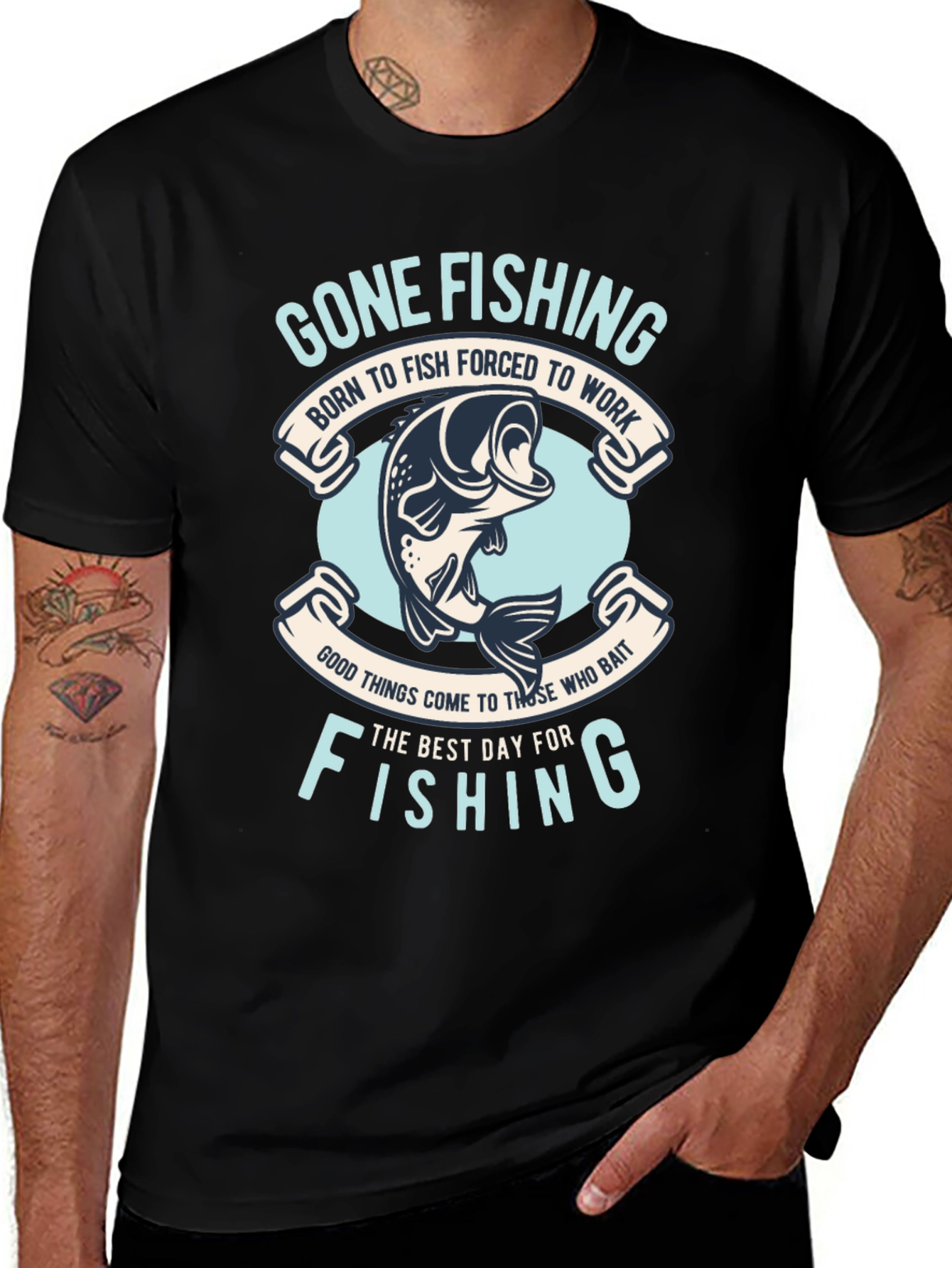 Gone Fishing T-Shirt - Fishing Lover Tee