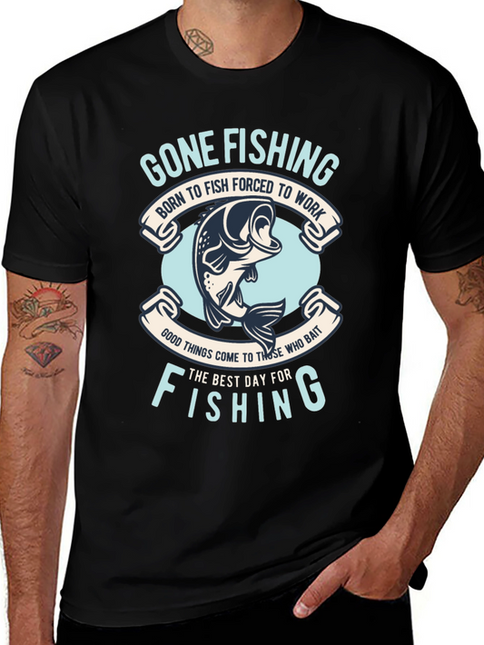 Gone Fishing T-Shirt - Fishing Lover Tee