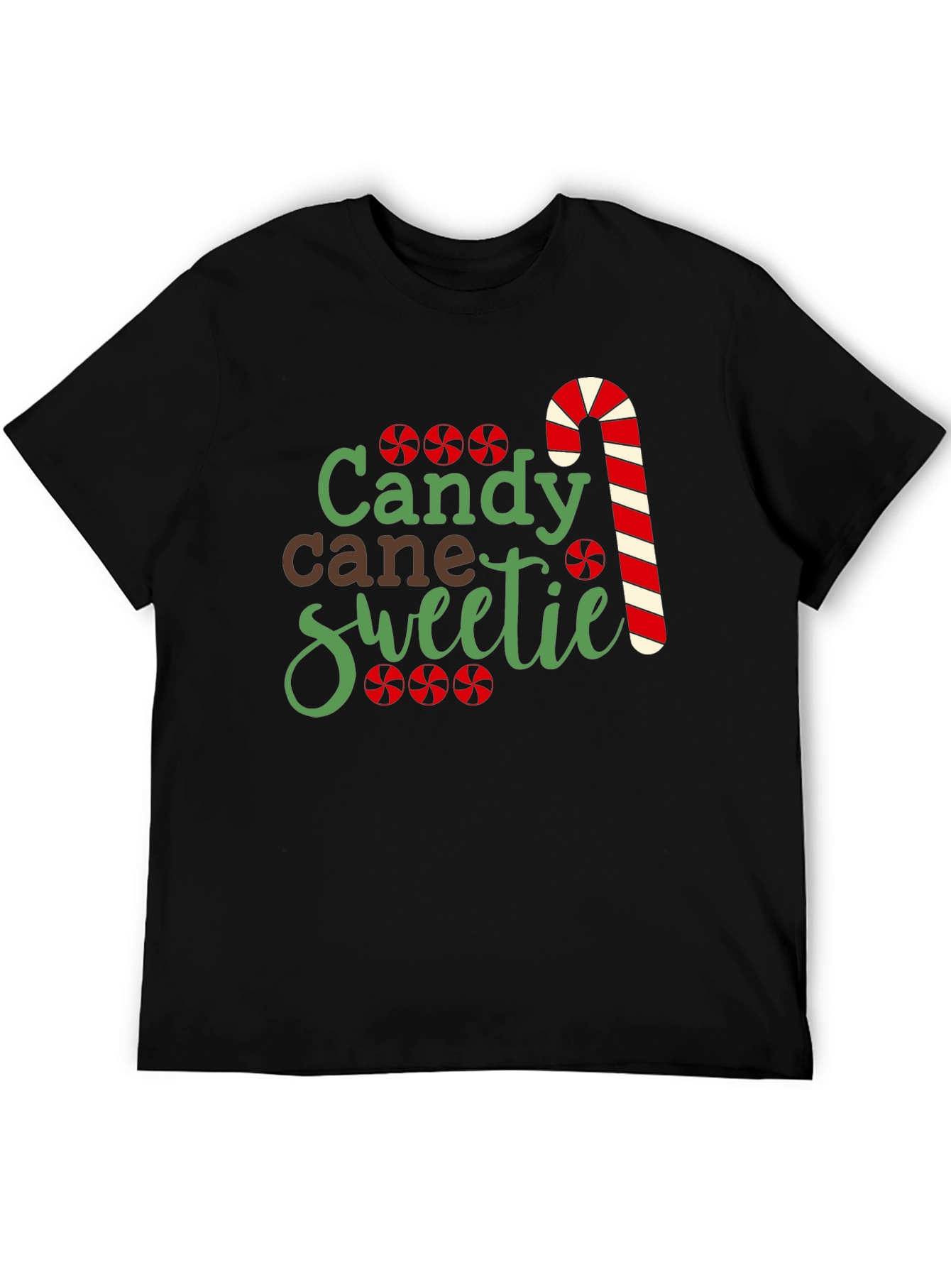 Candy Cane Sweetie Graphic Tee - Holiday Shirt