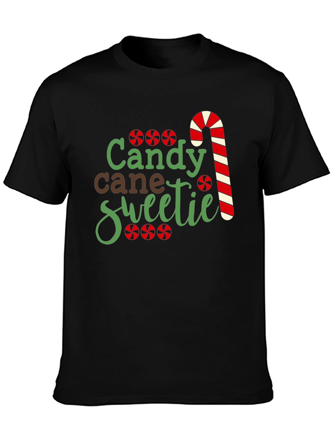 Candy Cane Sweetie Graphic Tee - Holiday Shirt