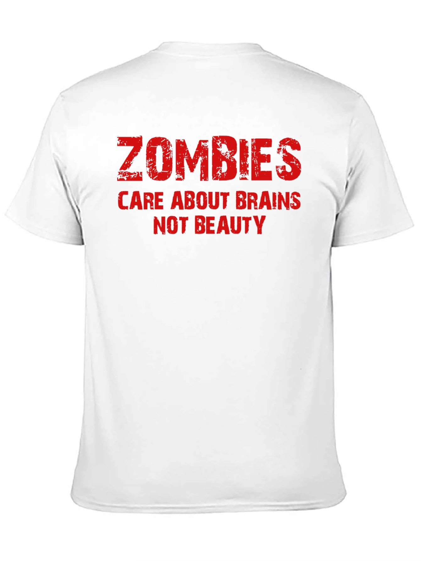 Zombies Care About Brains T-Shirt - Black