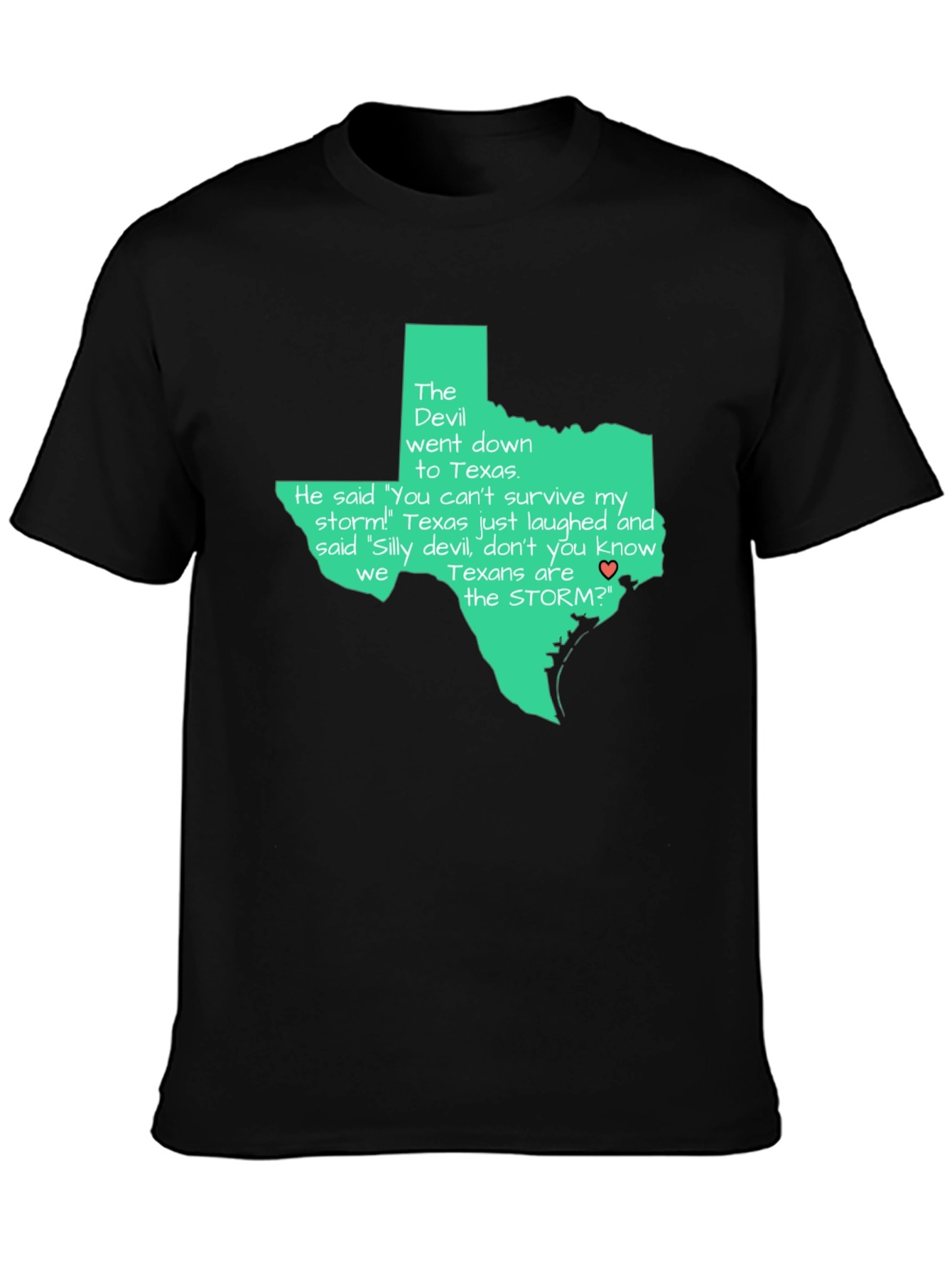 Texas Pride T-Shirt: The Devil Went Down to Texas