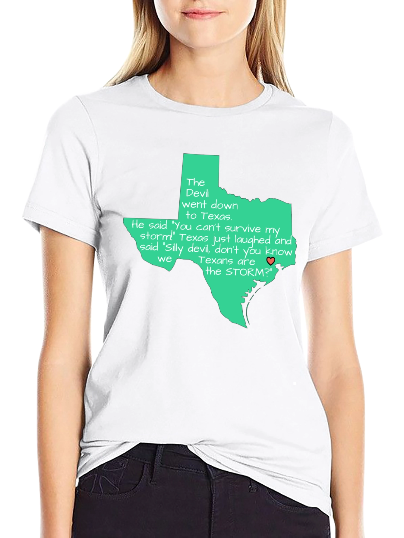 Texas Pride T-Shirt: The Devil Went Down to Texas