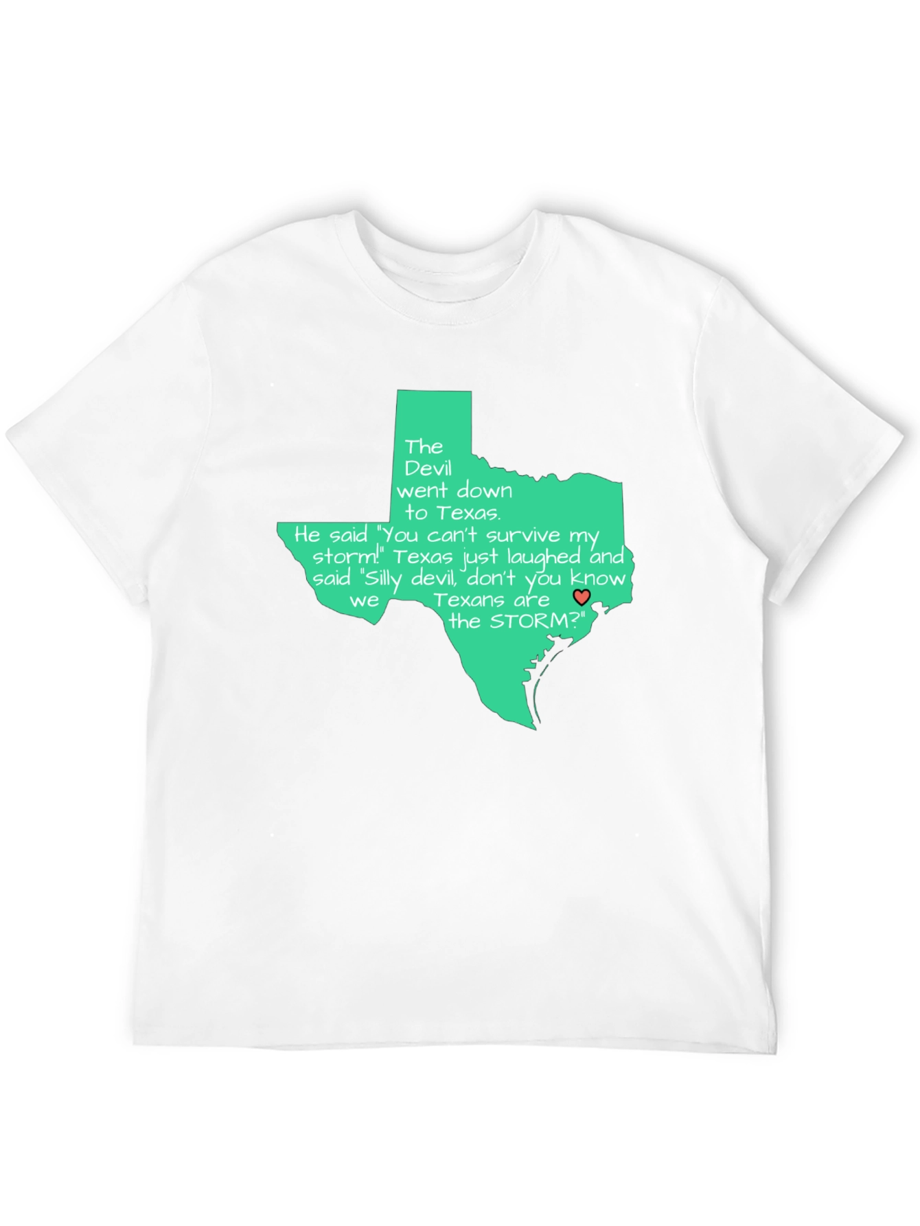 Texas Pride T-Shirt: The Devil Went Down to Texas