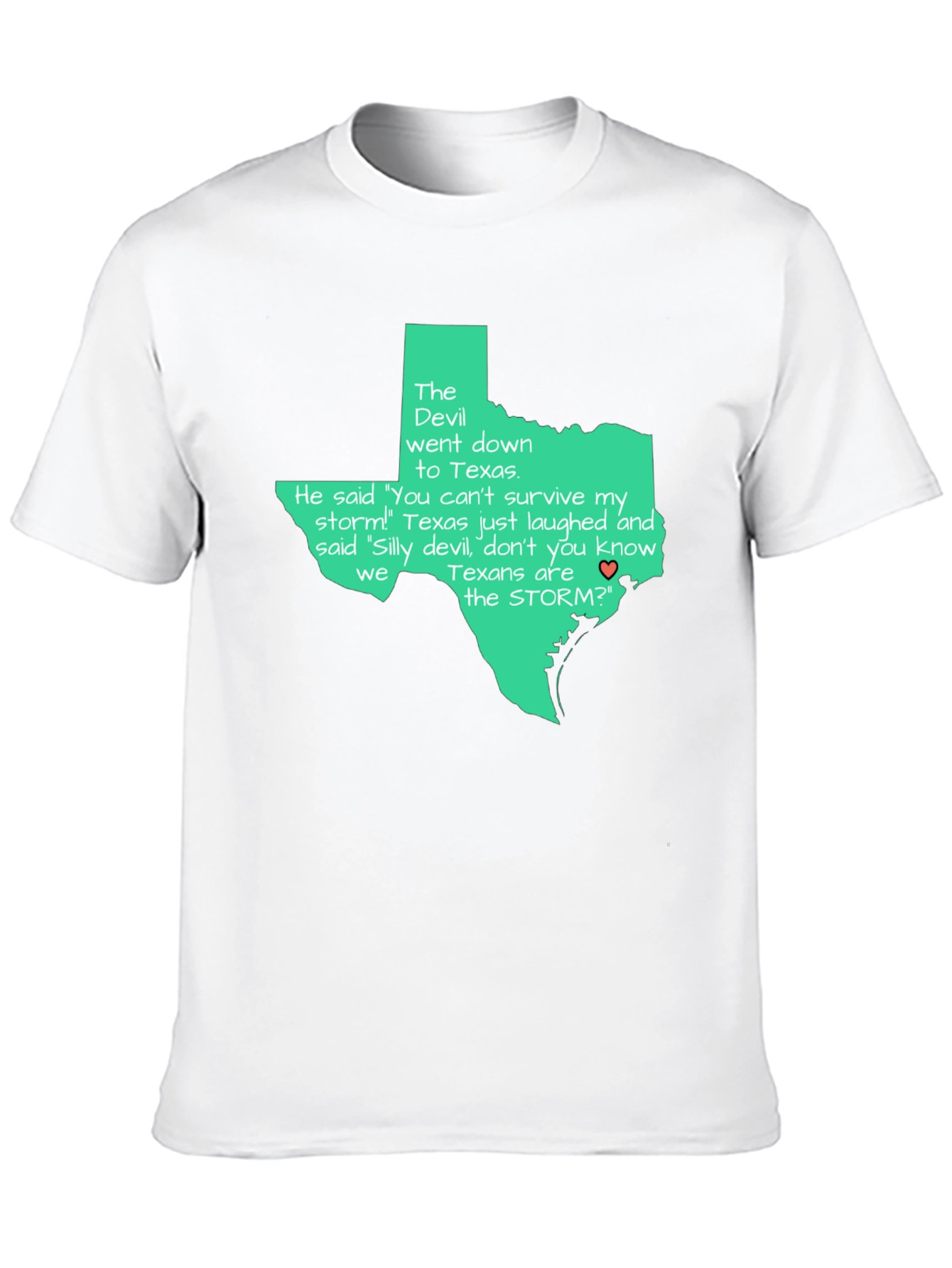 Texas Pride T-Shirt: The Devil Went Down to Texas