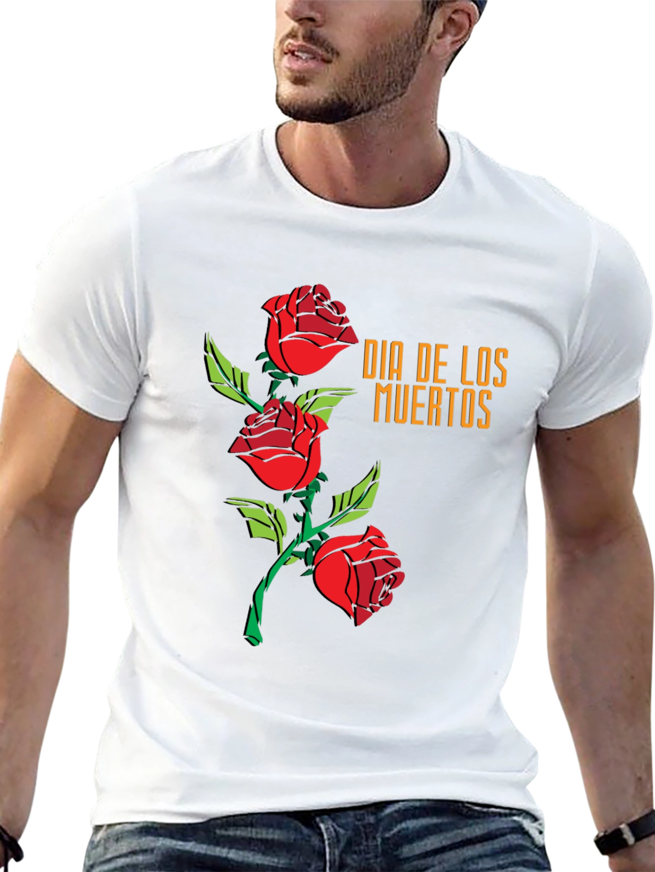 Dia de los Muertos Roses T-Shirt
