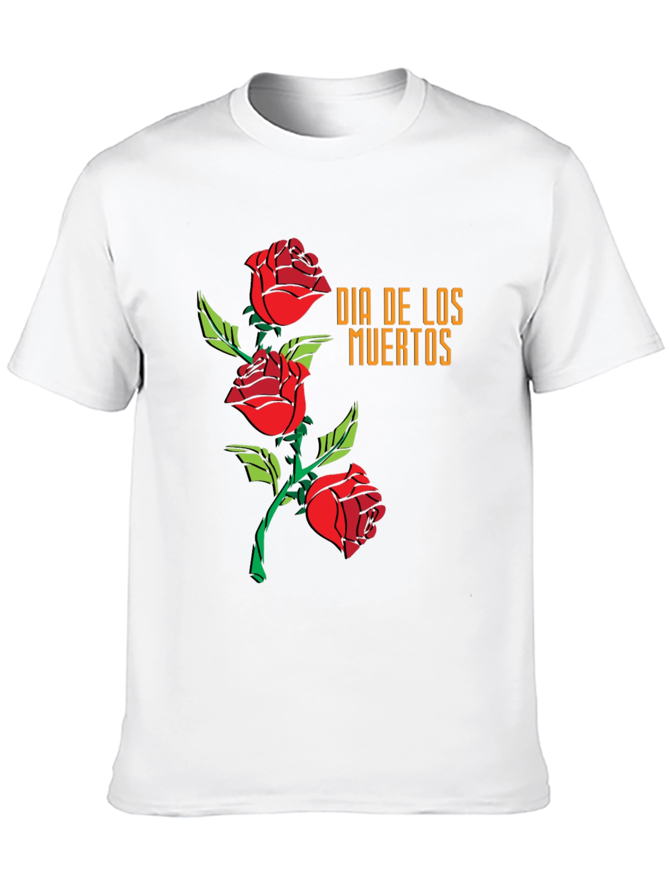 Dia de los Muertos Roses T-Shirt