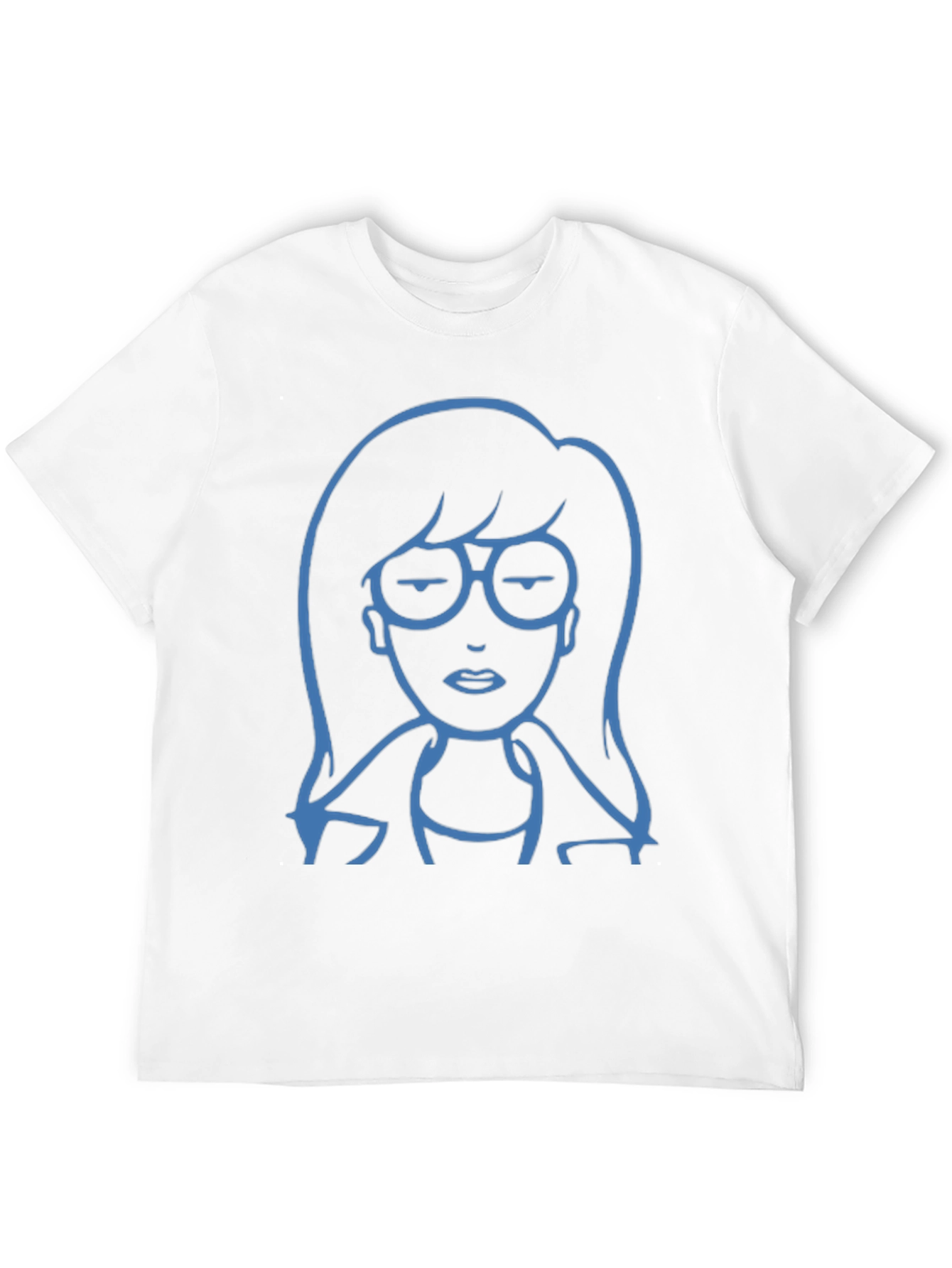 Daria Cartoon Graphic T-Shirt - Black