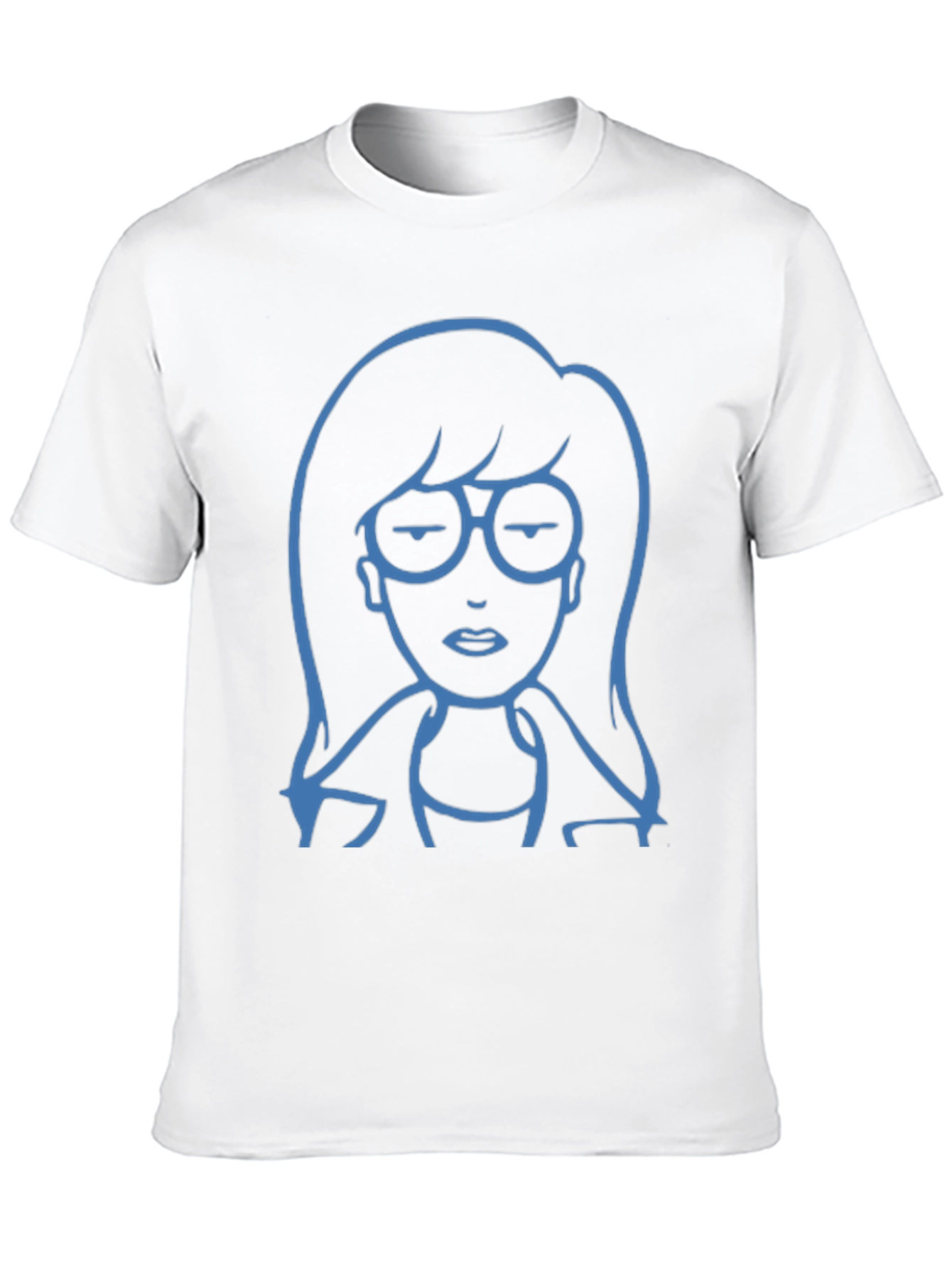 Daria Cartoon Graphic T-Shirt - Black