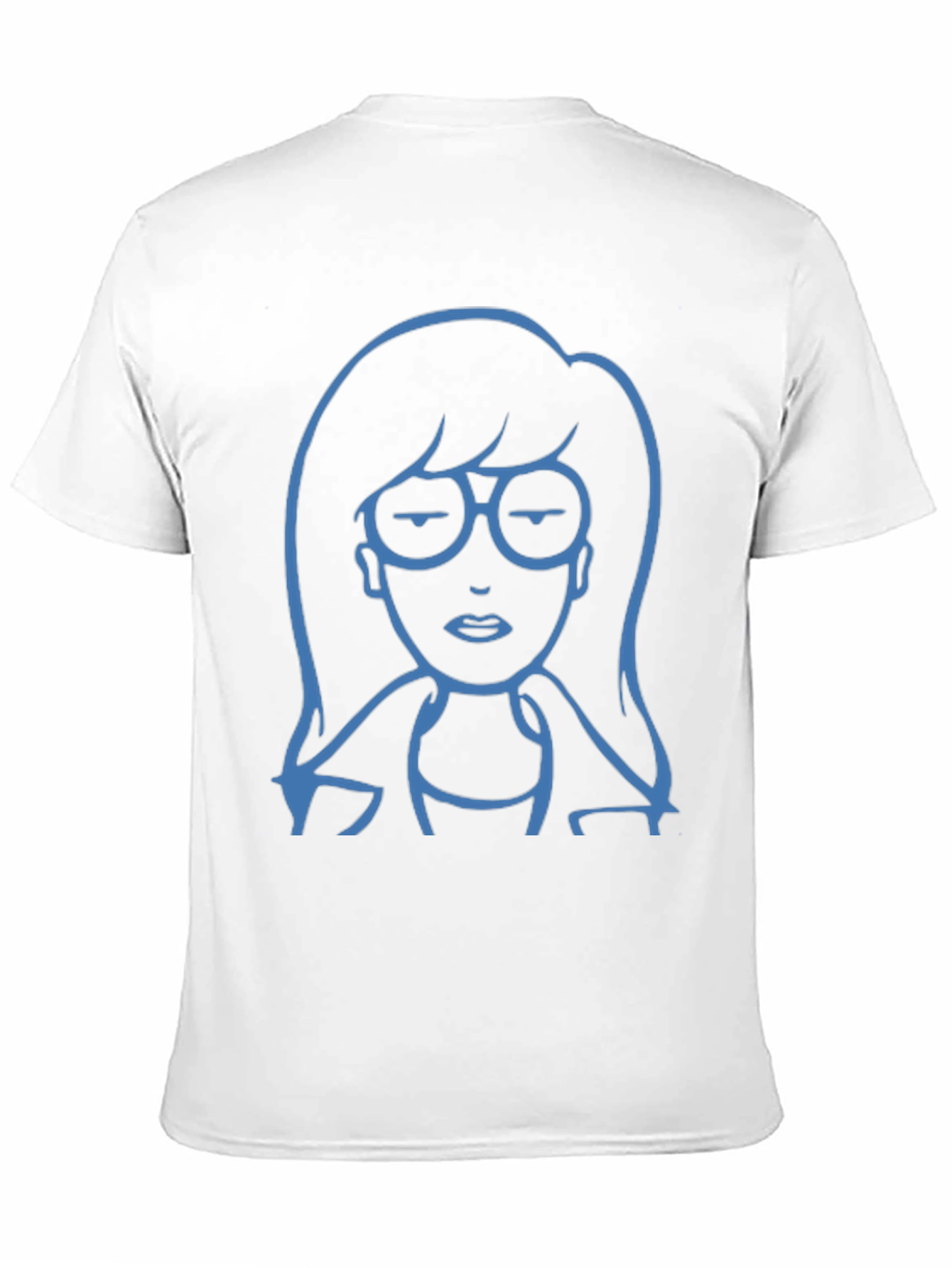 Daria Cartoon Graphic T-Shirt - Black