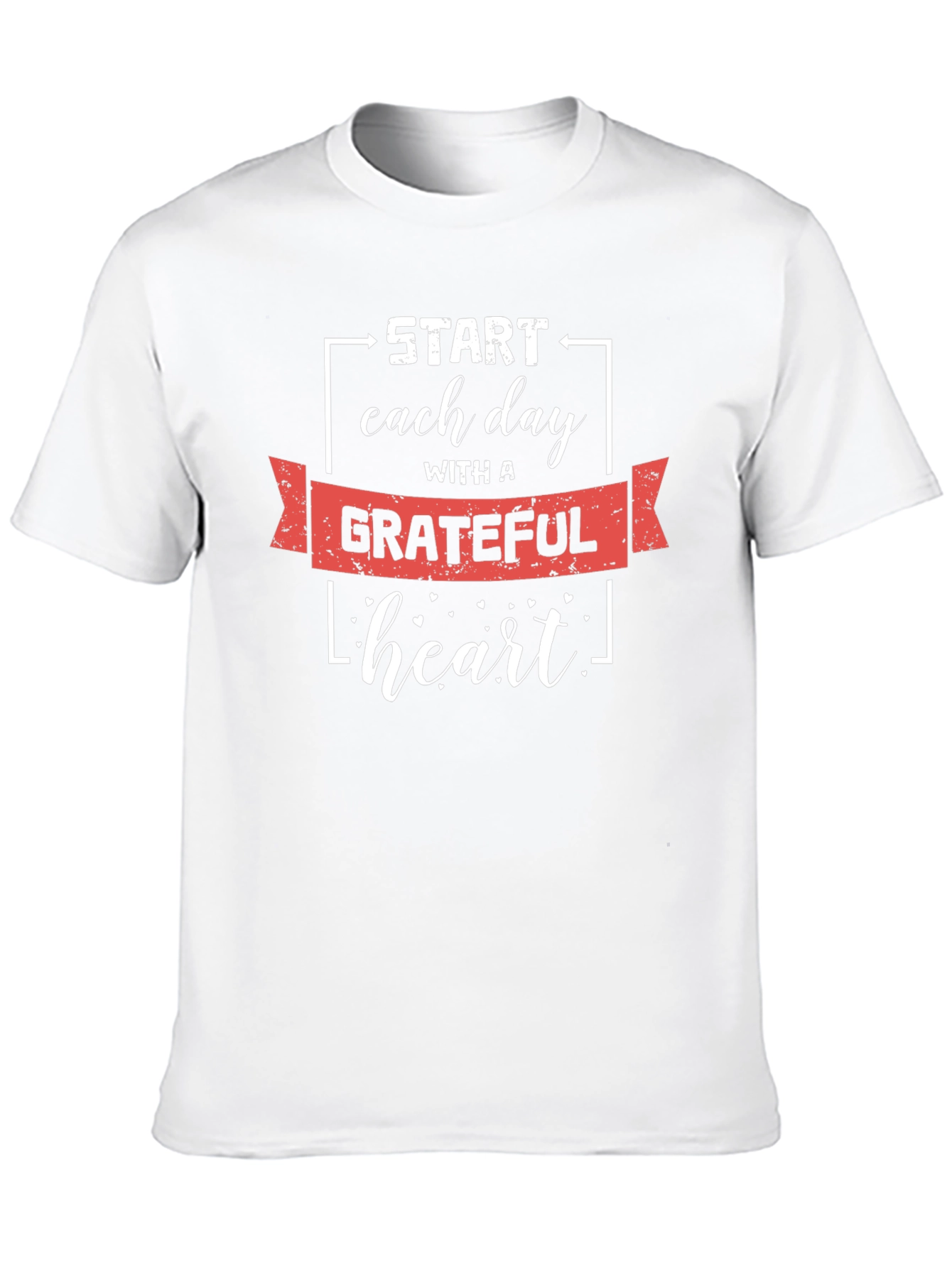 Grateful Heart Black T-Shirt
