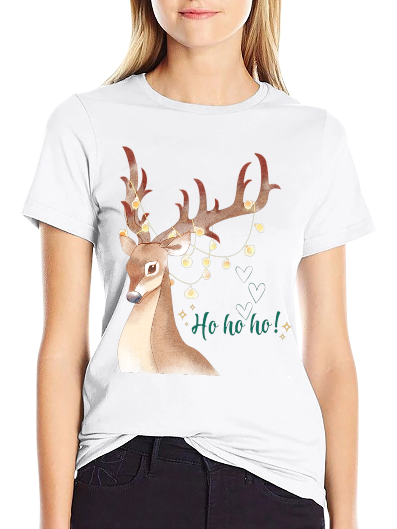 Festive Reindeer Christmas T-Shirt
