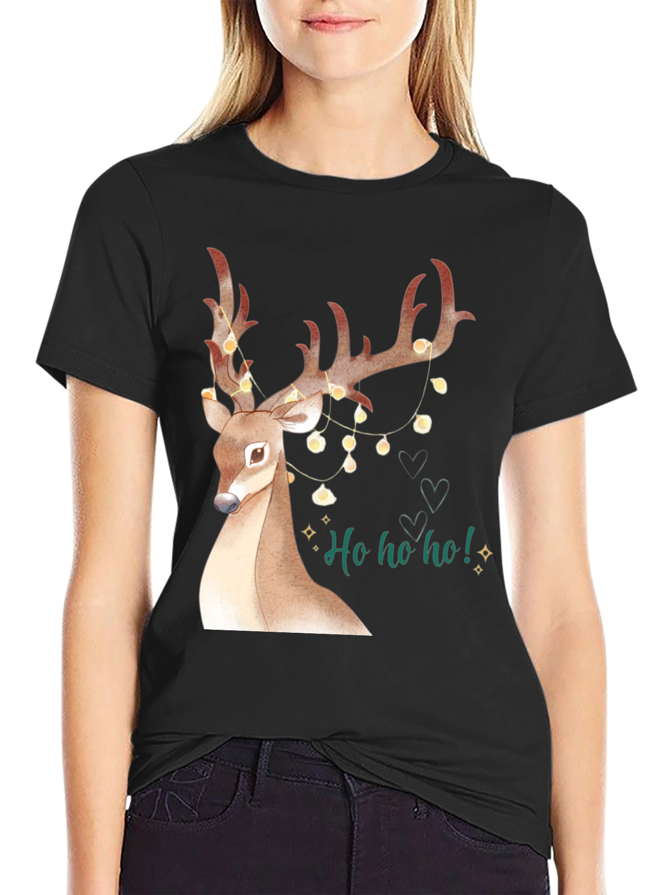 Festive Reindeer Christmas T-Shirt