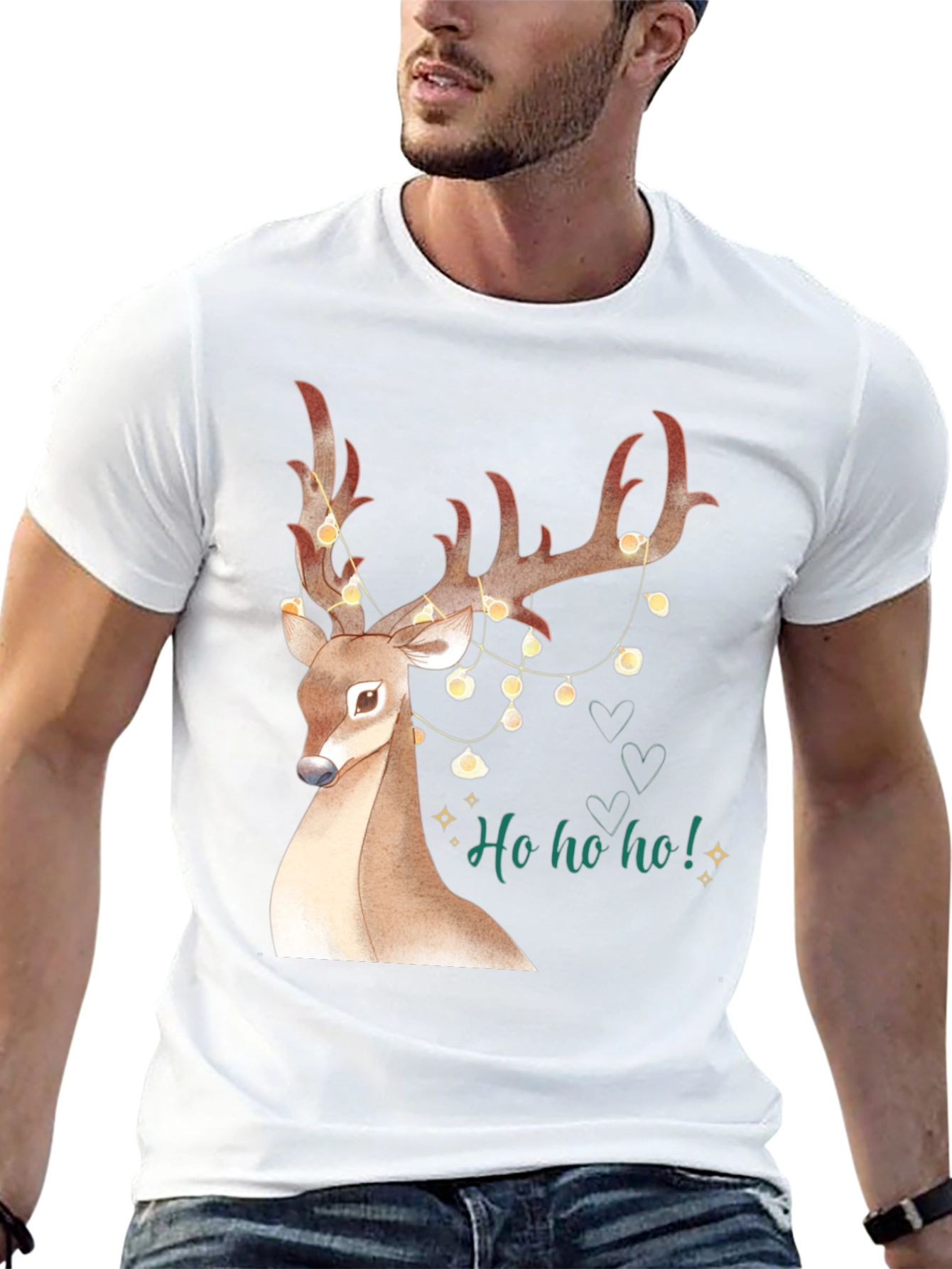 Festive Reindeer Christmas T-Shirt