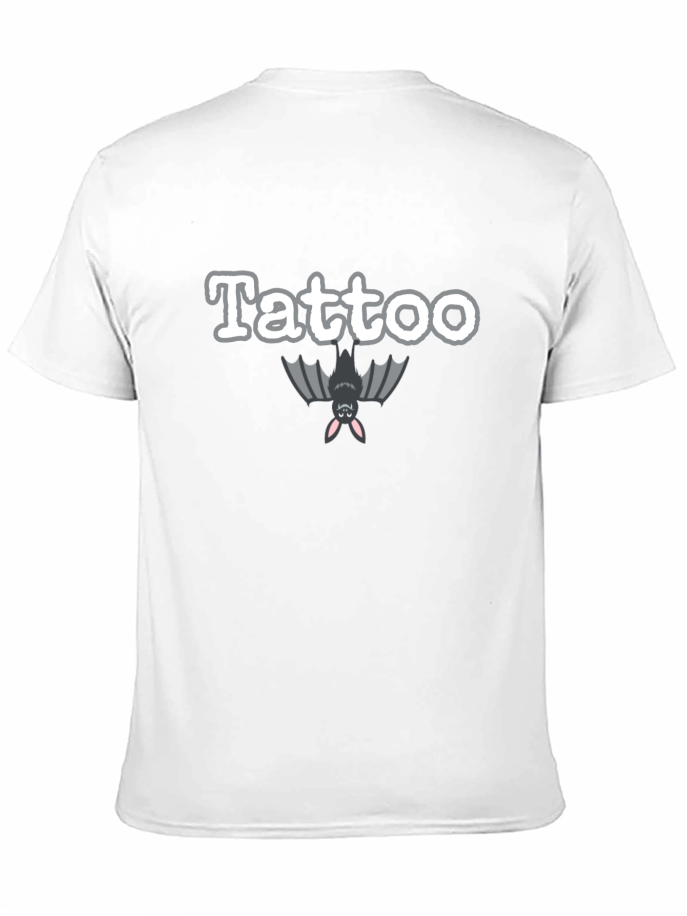 Tattoo Bat Graphic Black T-Shirt