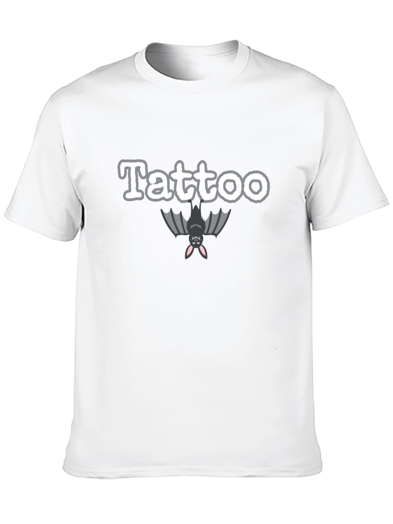 Tattoo Bat Graphic Black T-Shirt