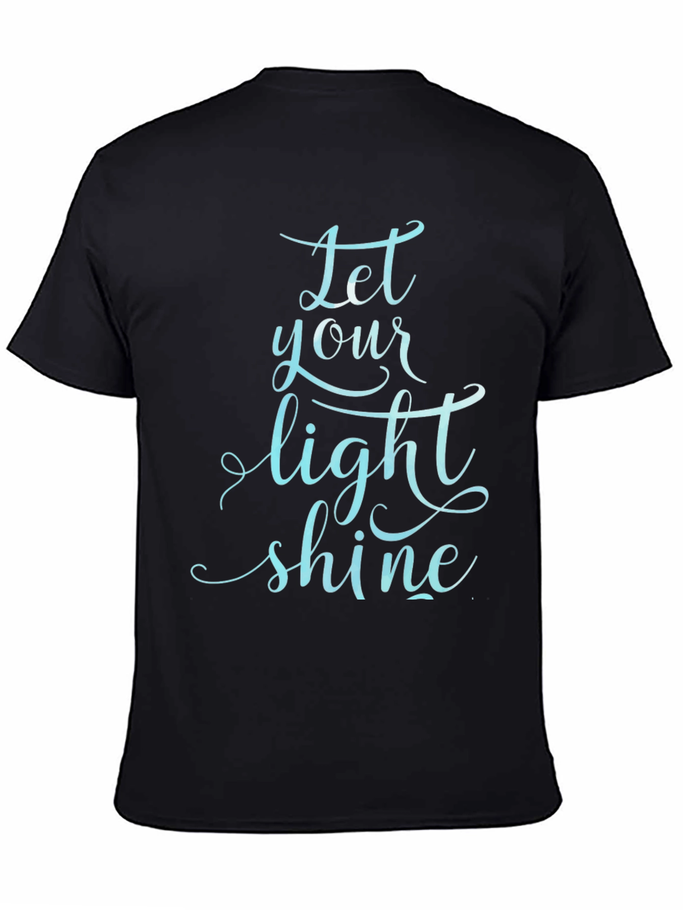 Let Your Light Shine Black T-Shirt