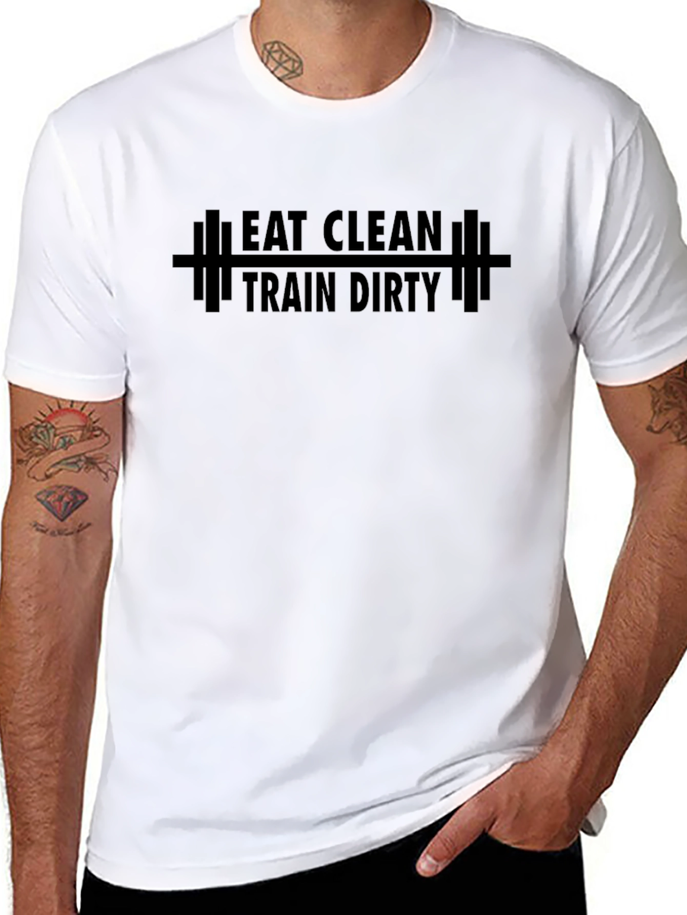 Eat Clean Train Dirty Gym T-Shirt