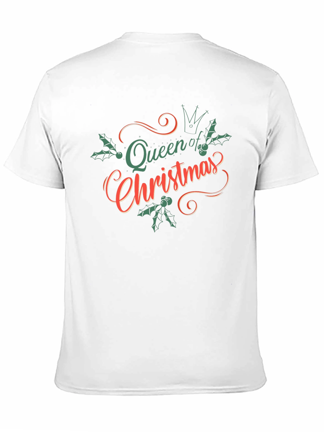 Queen of Christmas Black Graphic Tee