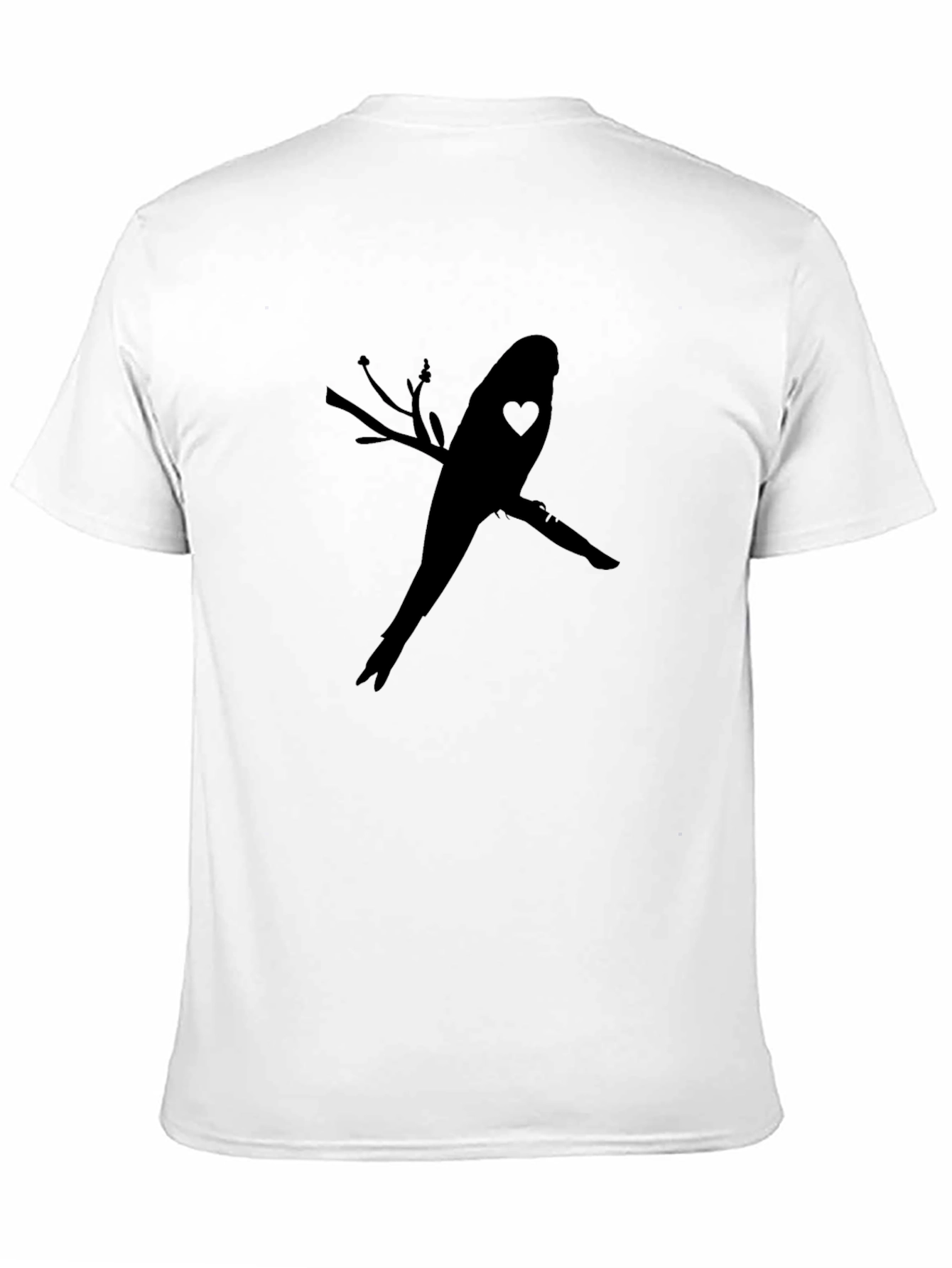 Parakeet Heart Branch Graphic Tee